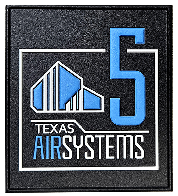 Custom 2D PVCLabels - USA Made 36