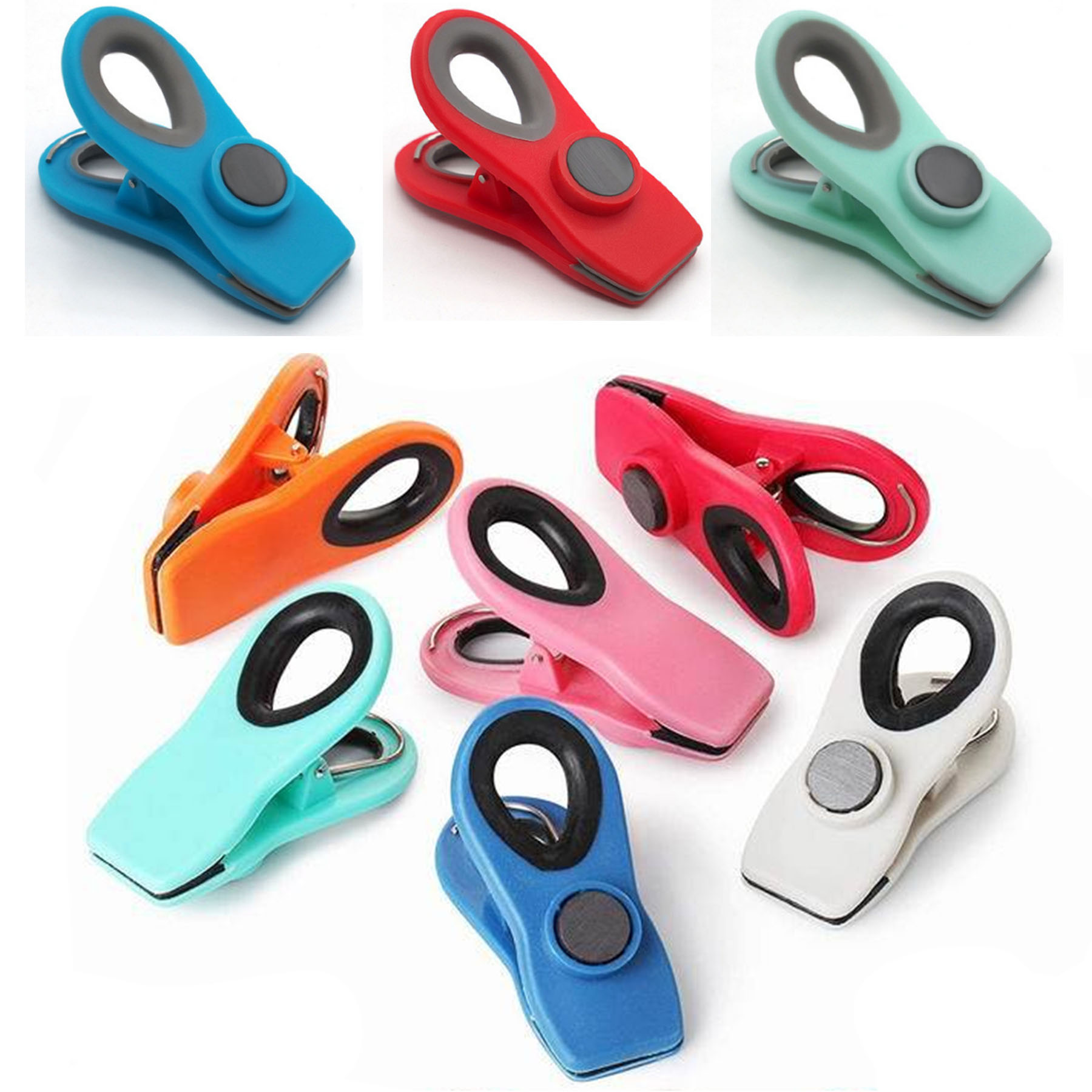 Magnetic Sealing Clip Refrigerator Magnet