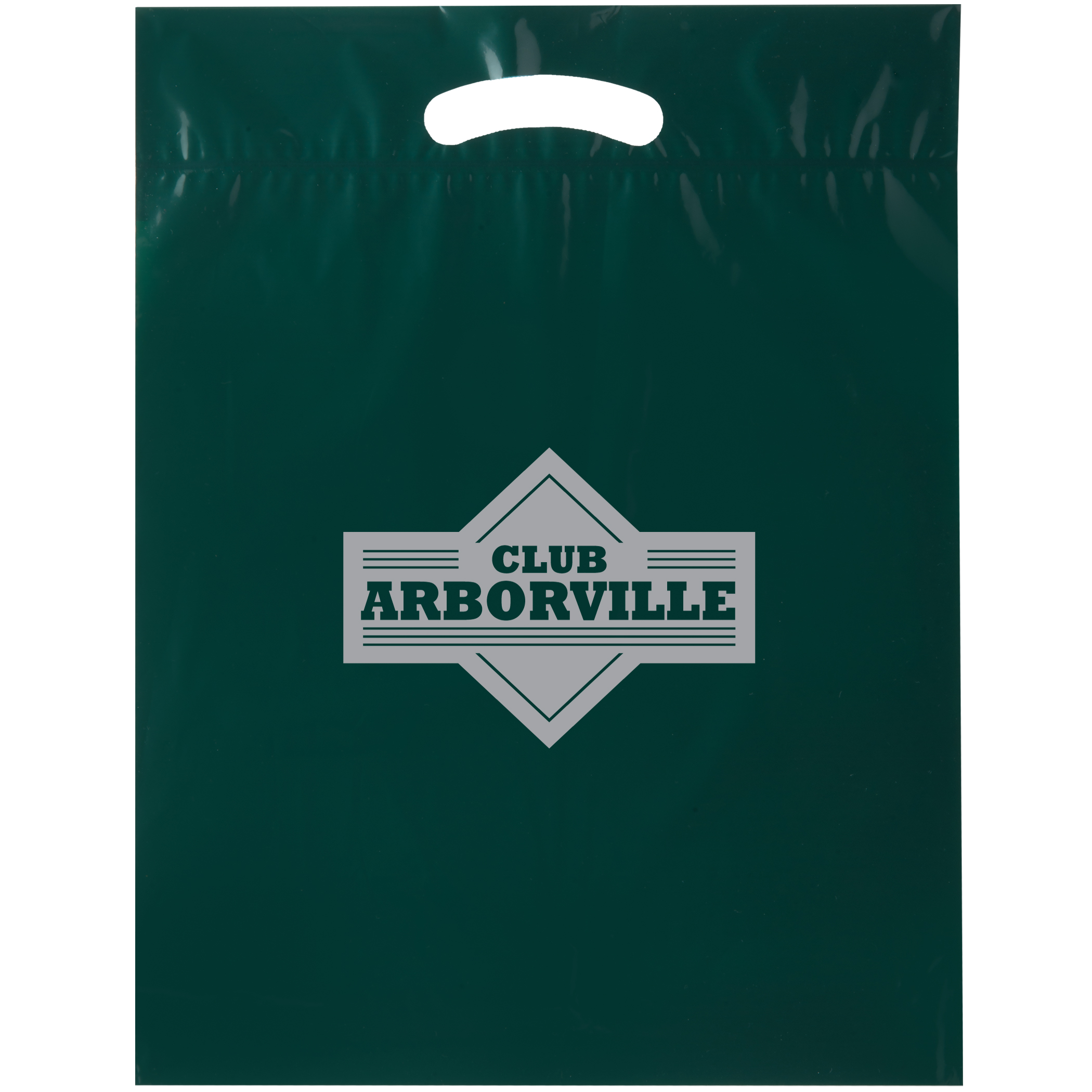 Fold Over Reinforced Die Cut Bag 27