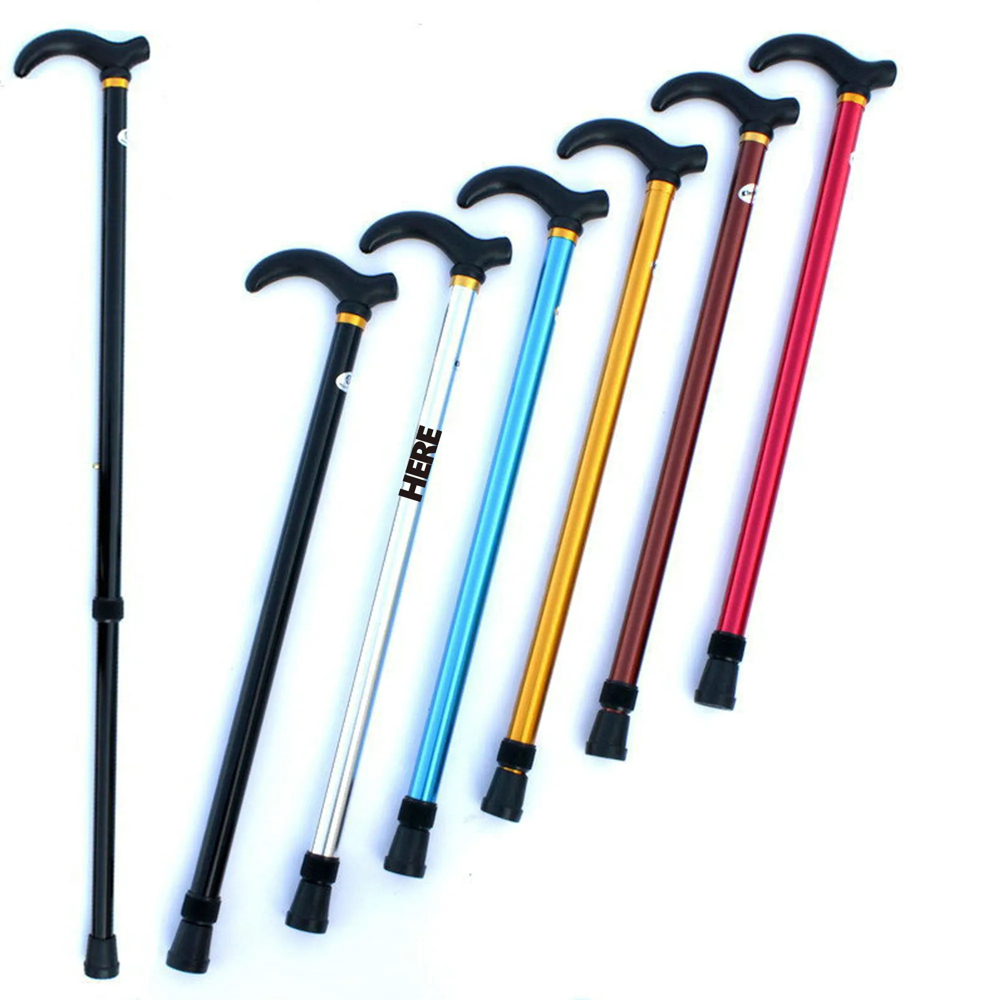 Customize Hiking Walking Trekking Poles Collapsible 6