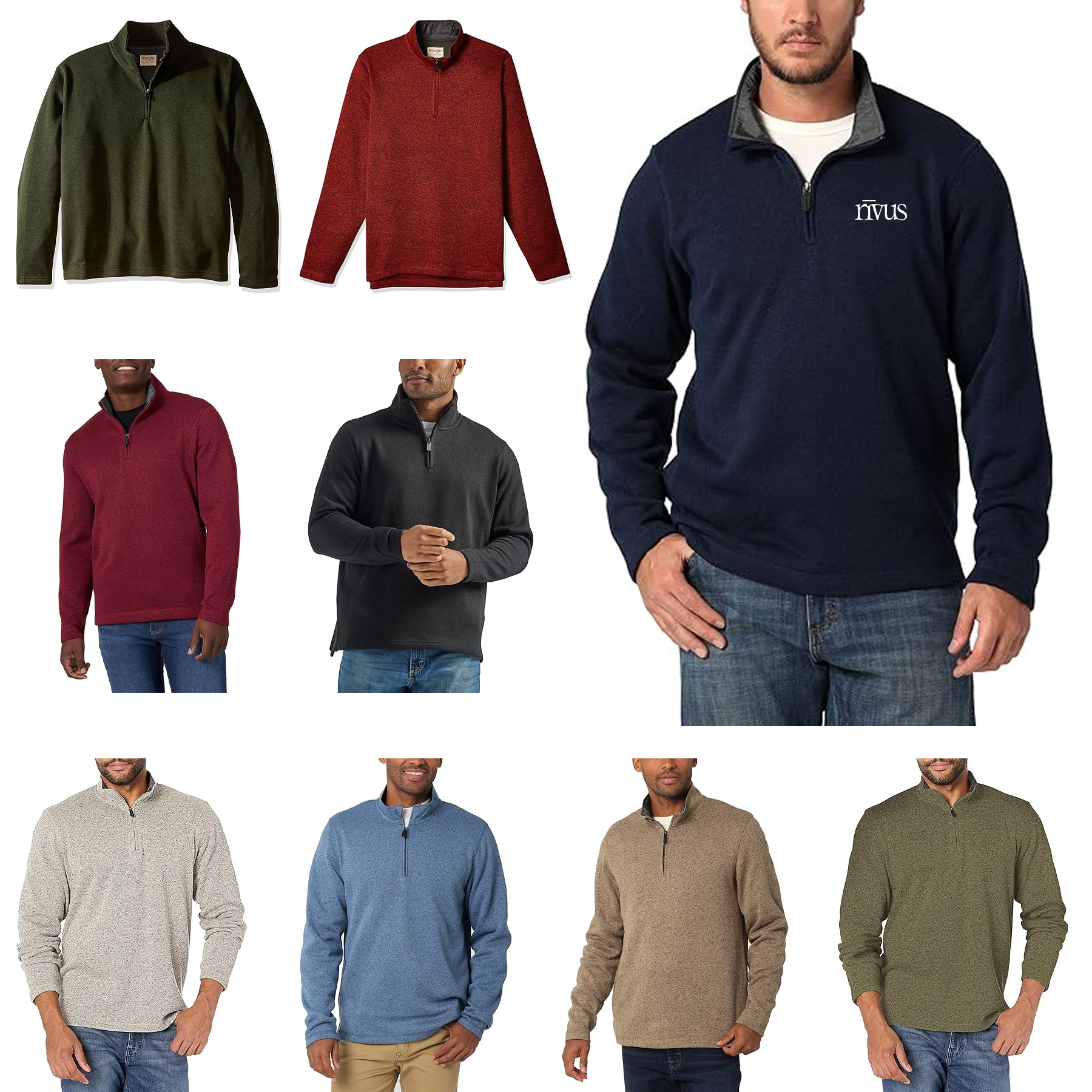 Men's Fleece Sweater, custom hoodie or sweatshirt with logo imprint 6