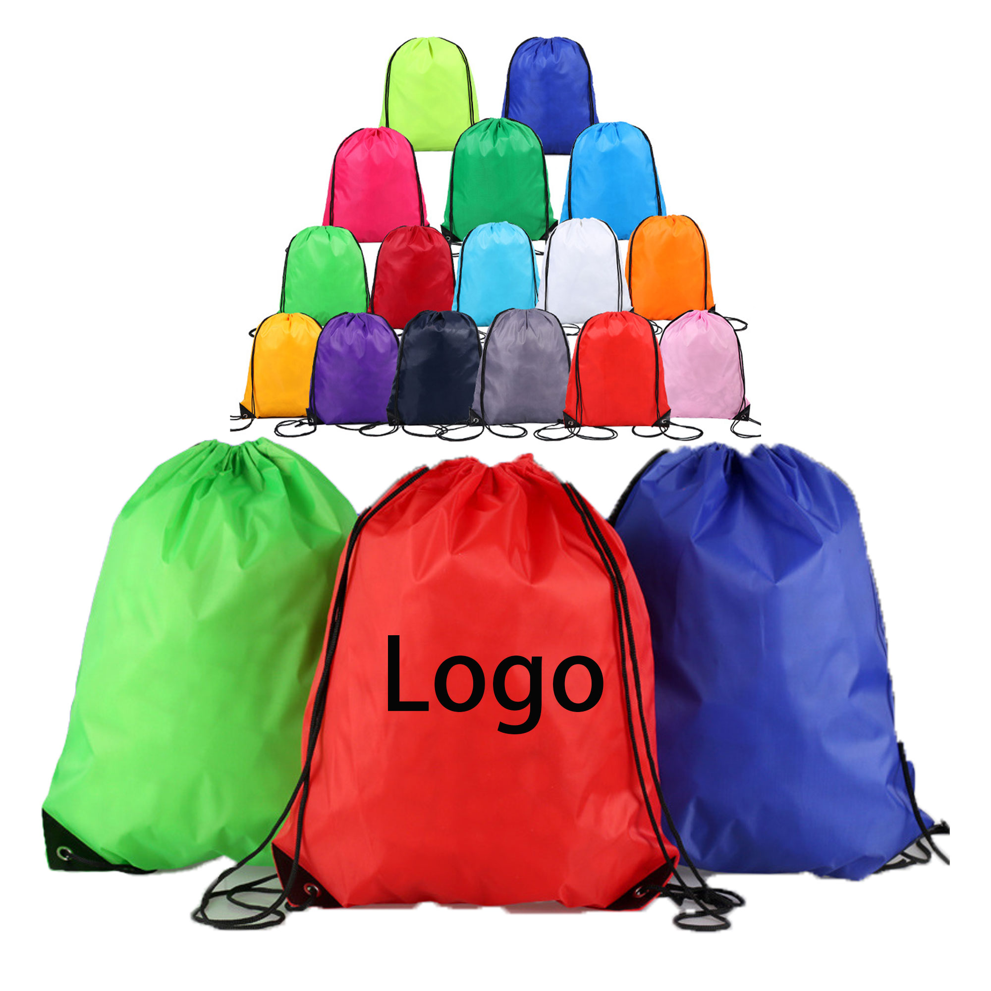 Stylish Polyester String Backpack 12