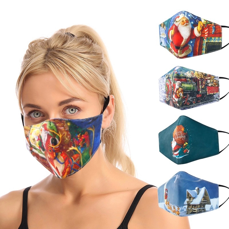 Christmas 3-layer Cotton Mask