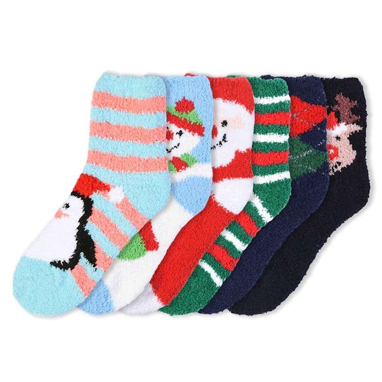 Women's Plush Socks - Christmas Holiday Size 9-11 3-Pack 3