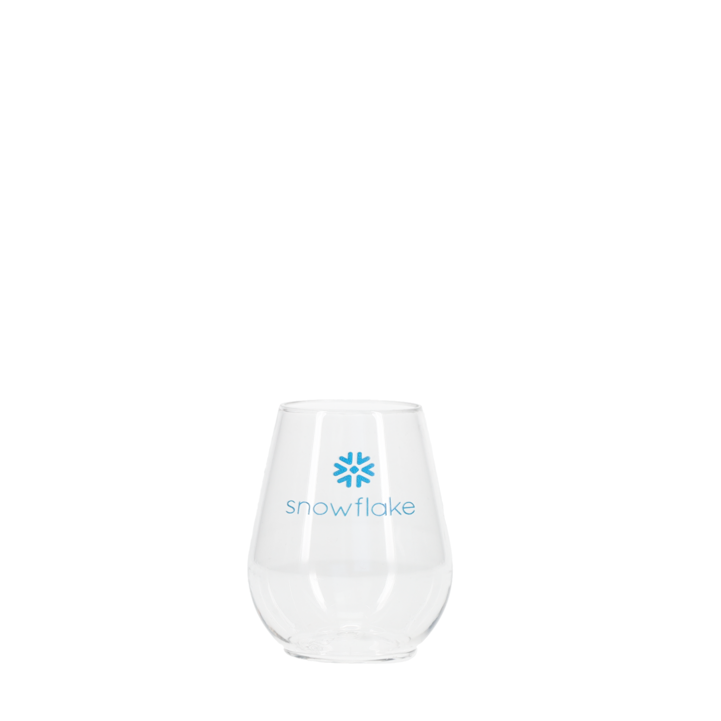 4 oz Plastic Stemless Glass Clear Digital Print 5