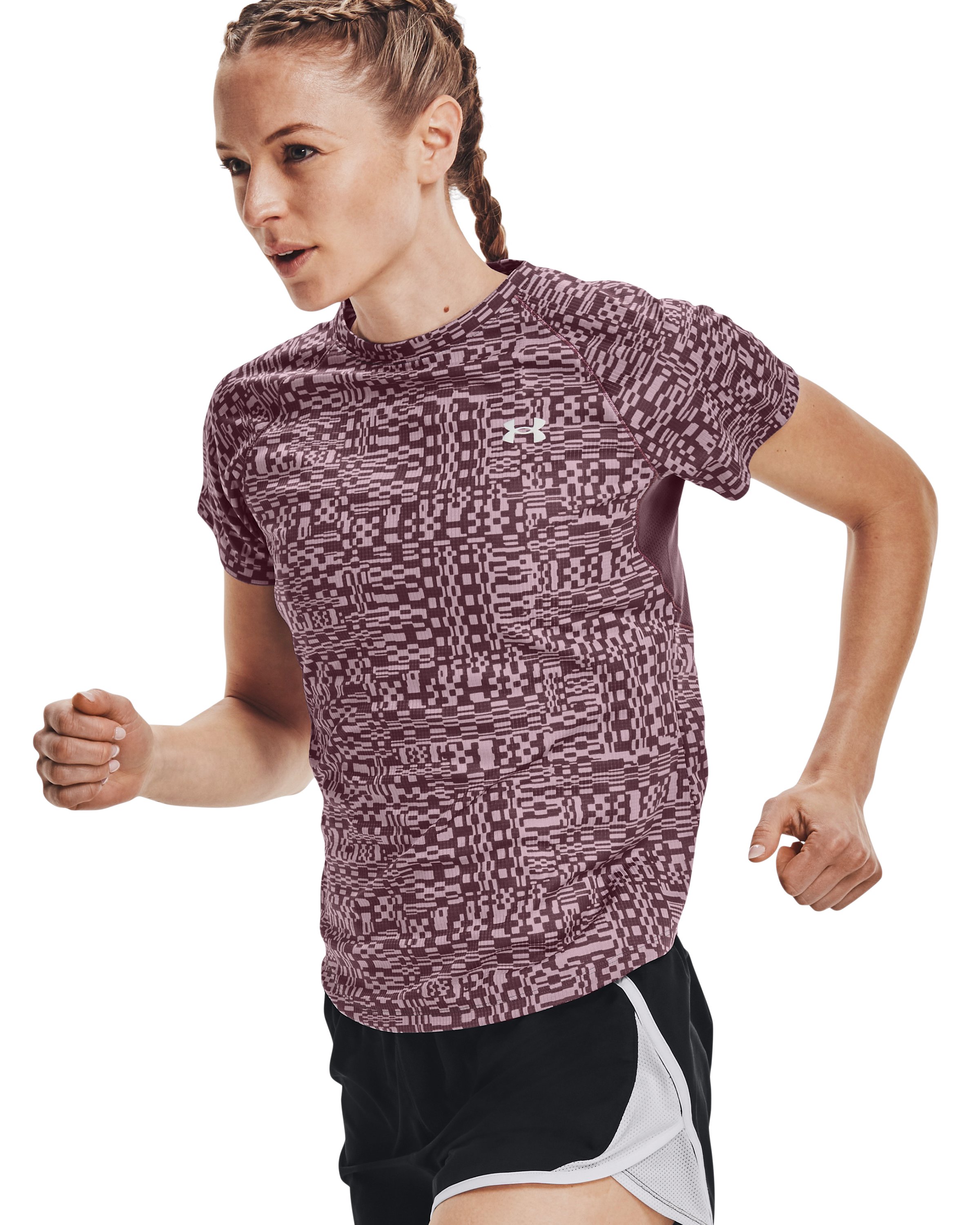 UA Speed Stride Printed Women's Short Sleeve 5