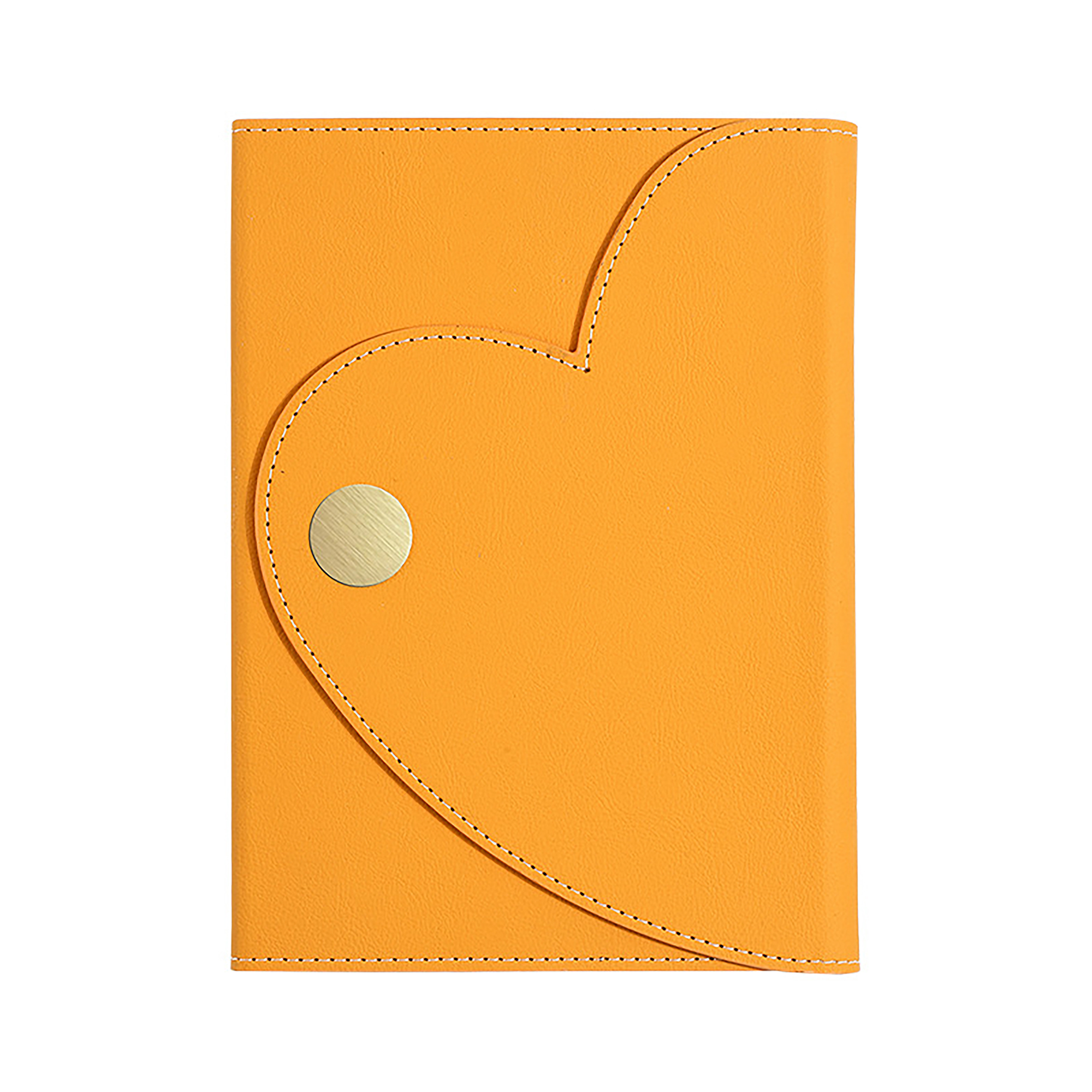 Leather Journal with Heart - Style Button Closure 14