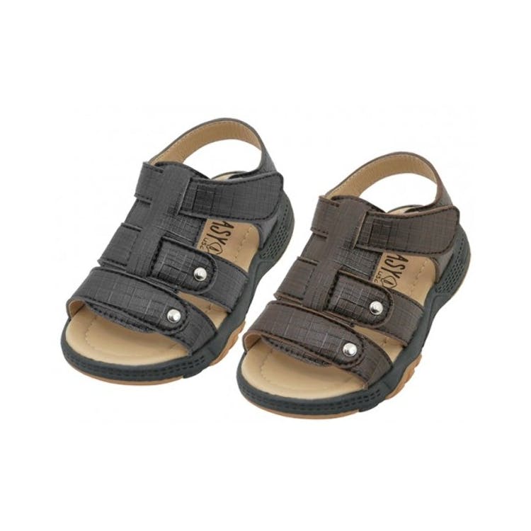 Boys' Open-Toe Sandals - 2 Colors Sizes 5-10 Age 1-3 Years 3
