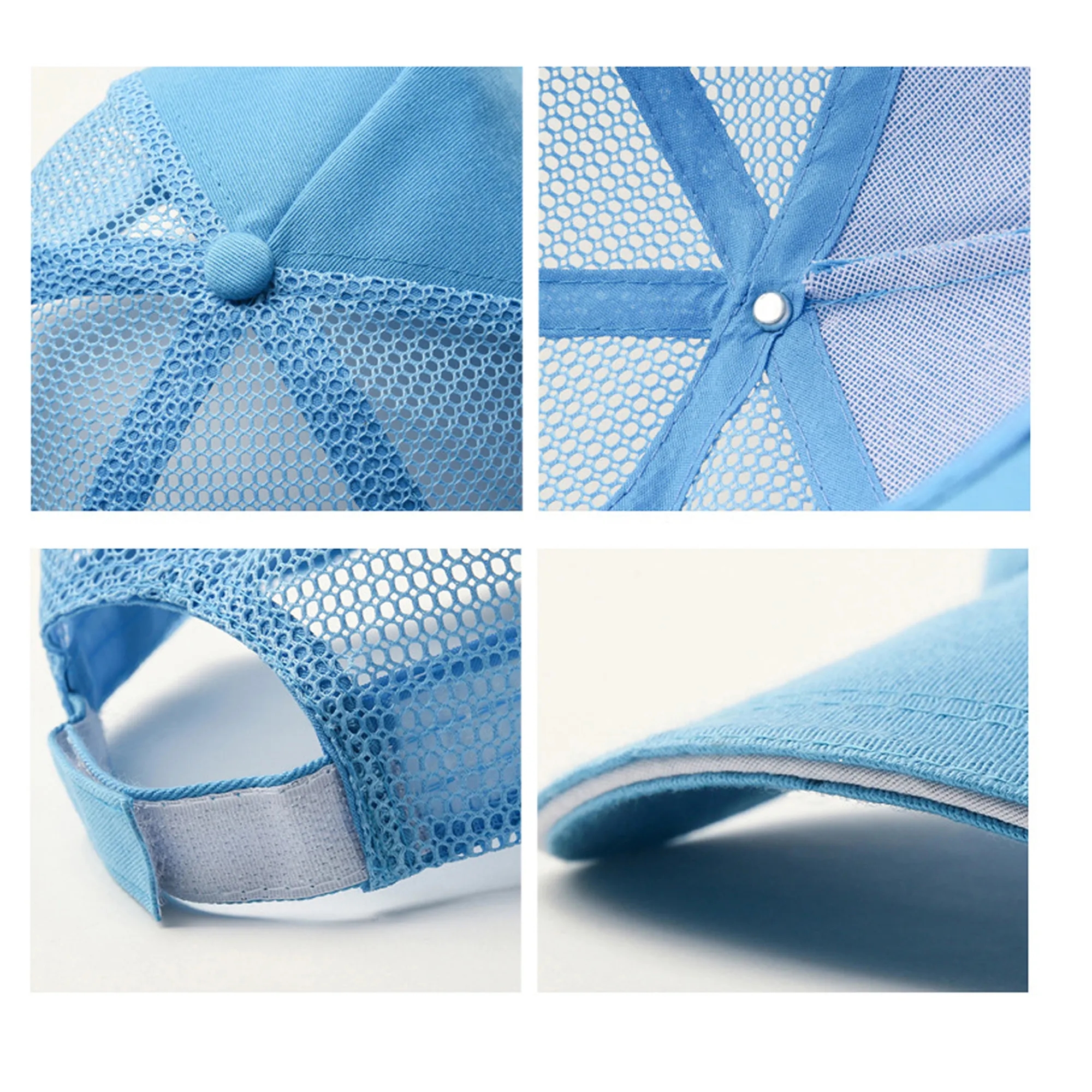 Full Color Mesh Sun Cap For Adults Golf Hat 6