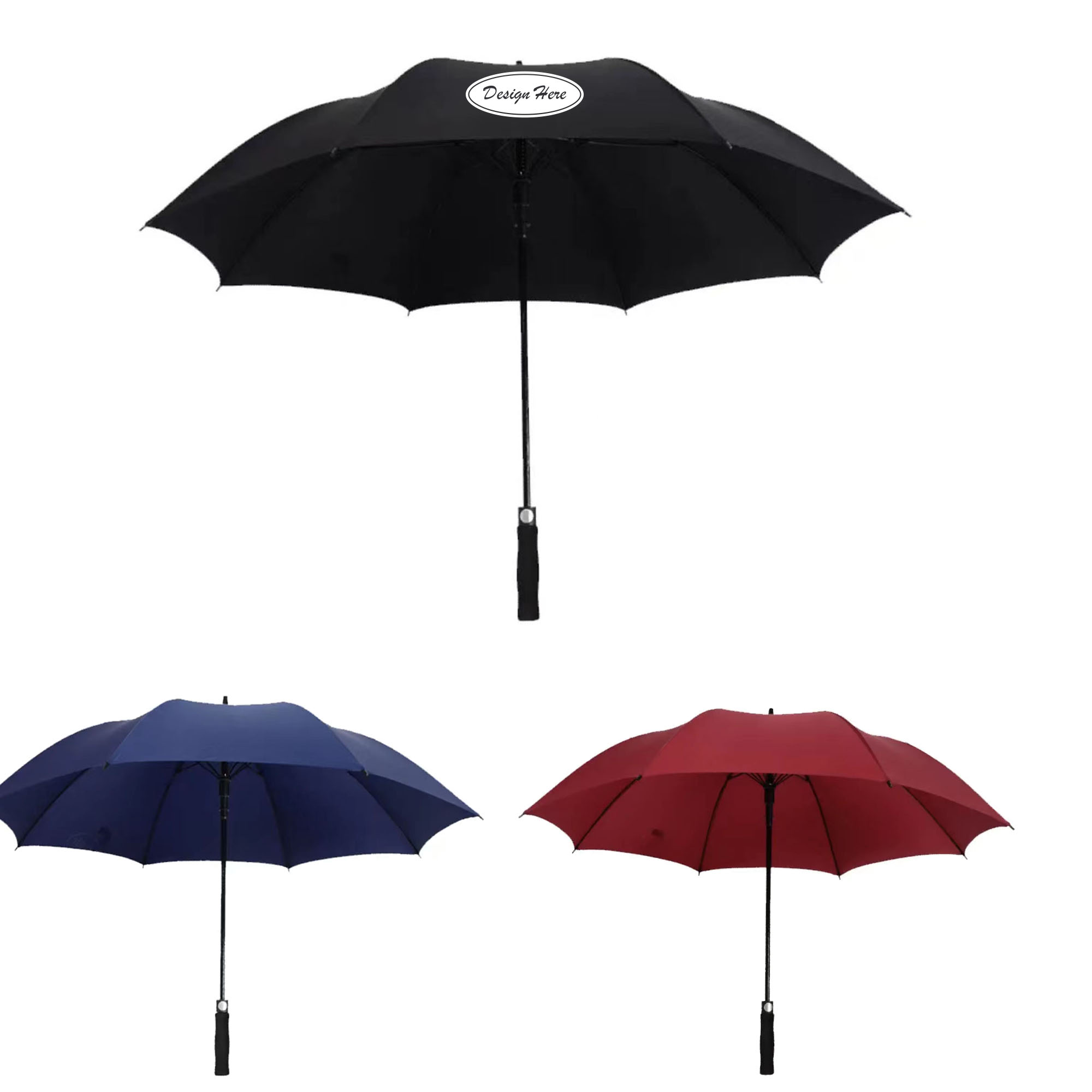 All-Weather Long Handle Umbrella for Sun & Rain Protection