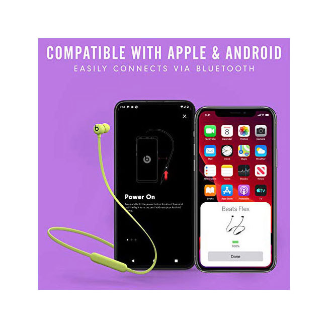 Beats Flex Wireless Earphones - Yellow 9