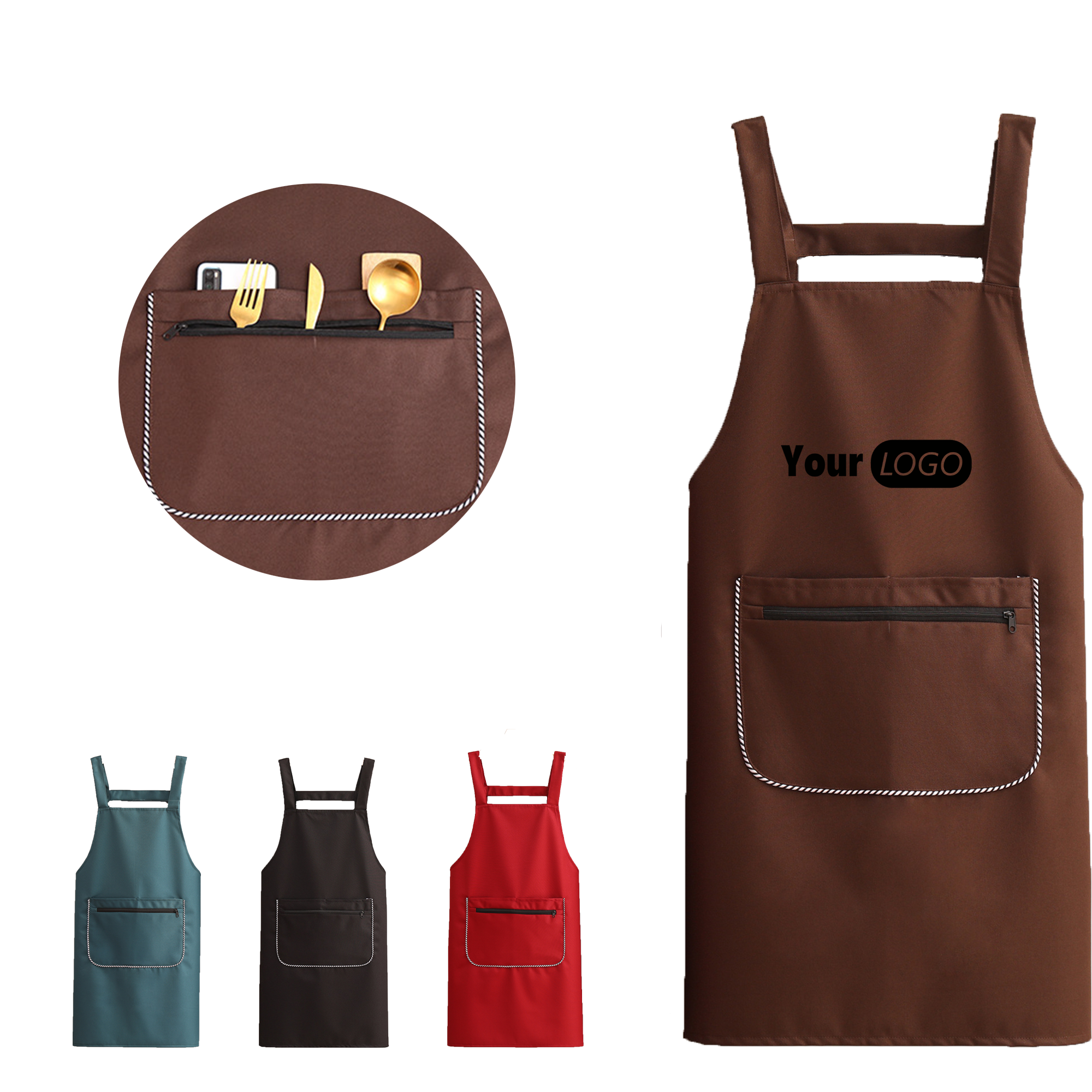 MOQ 50 Polyester Waterproof Apron 4