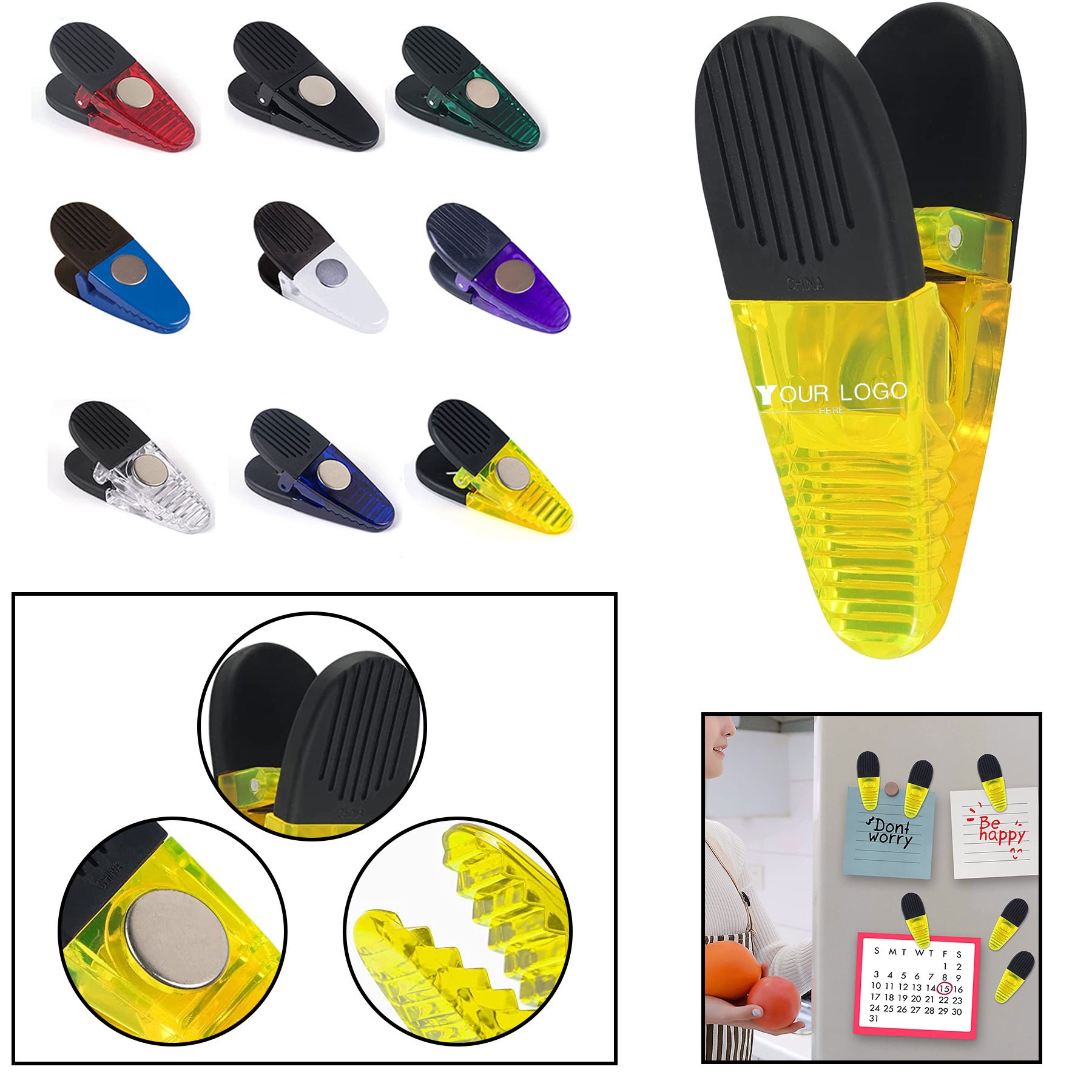 Plastic Refrigerator Magnet Clips  5