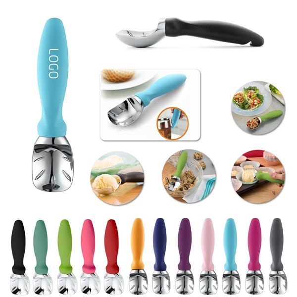 Ice Cream Scoop with Soft Grip Handle 5