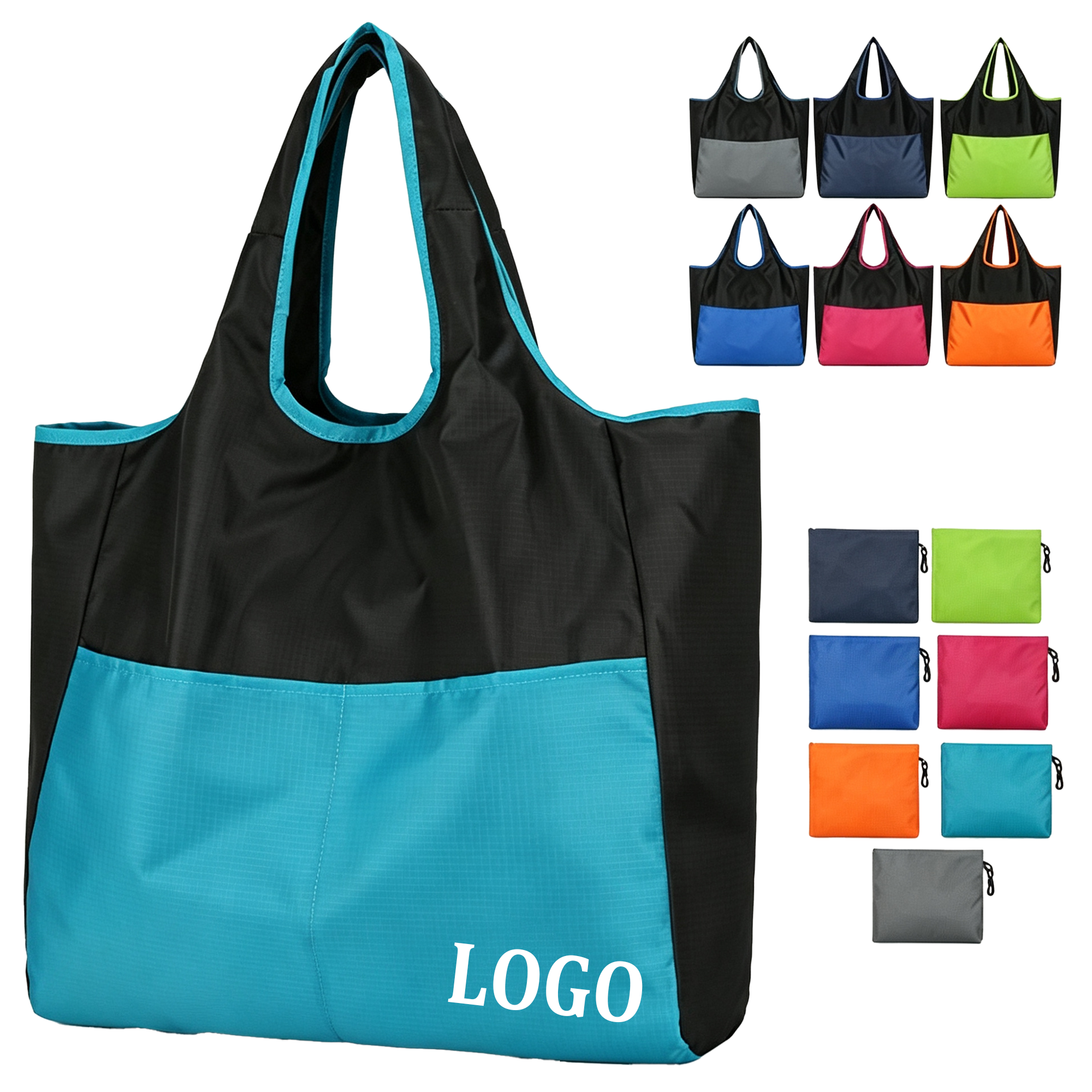 Tote Shoulder Bag Outdoor Sports Handbag Waterproof Folding Hiking Travel Storage Bag 2