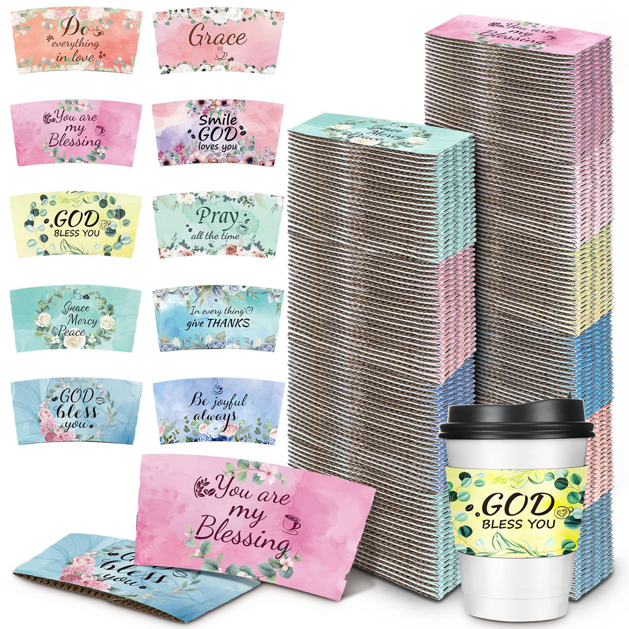 16 oz One-Time Custom Coffee Cup Sleeve 3