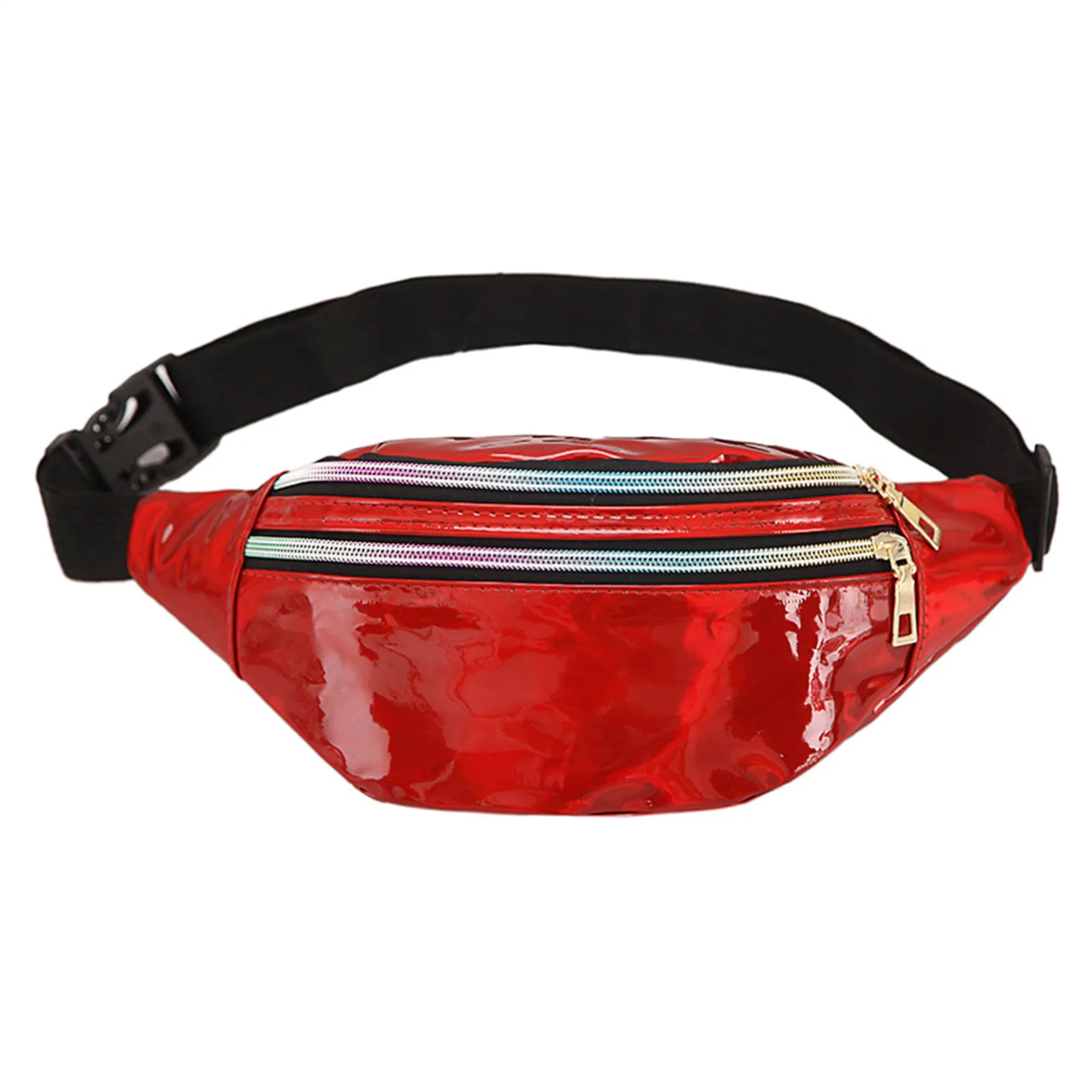 Holographic Silver Gold Cute Waist Bag 14