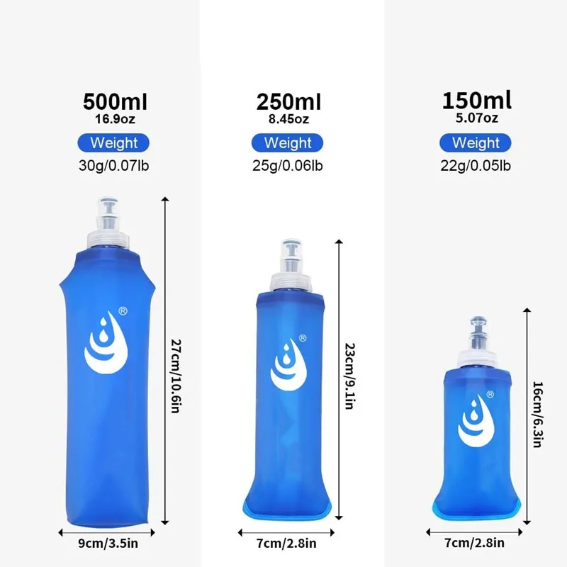 9oz TPU Collapsible Soft Water Bottle 4