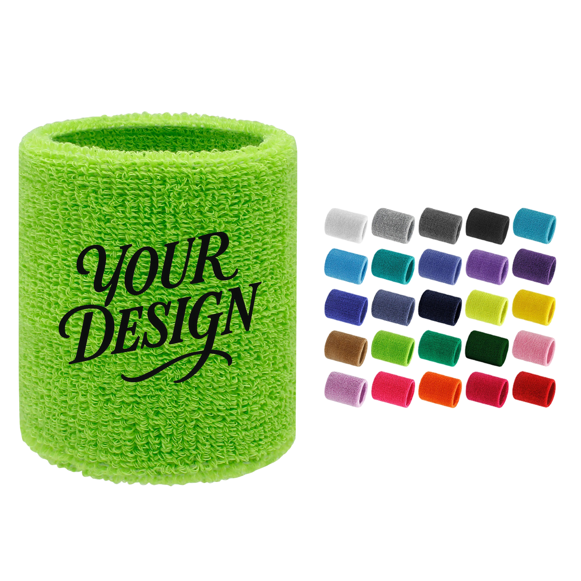 Stretch Terry Athletic Wristband