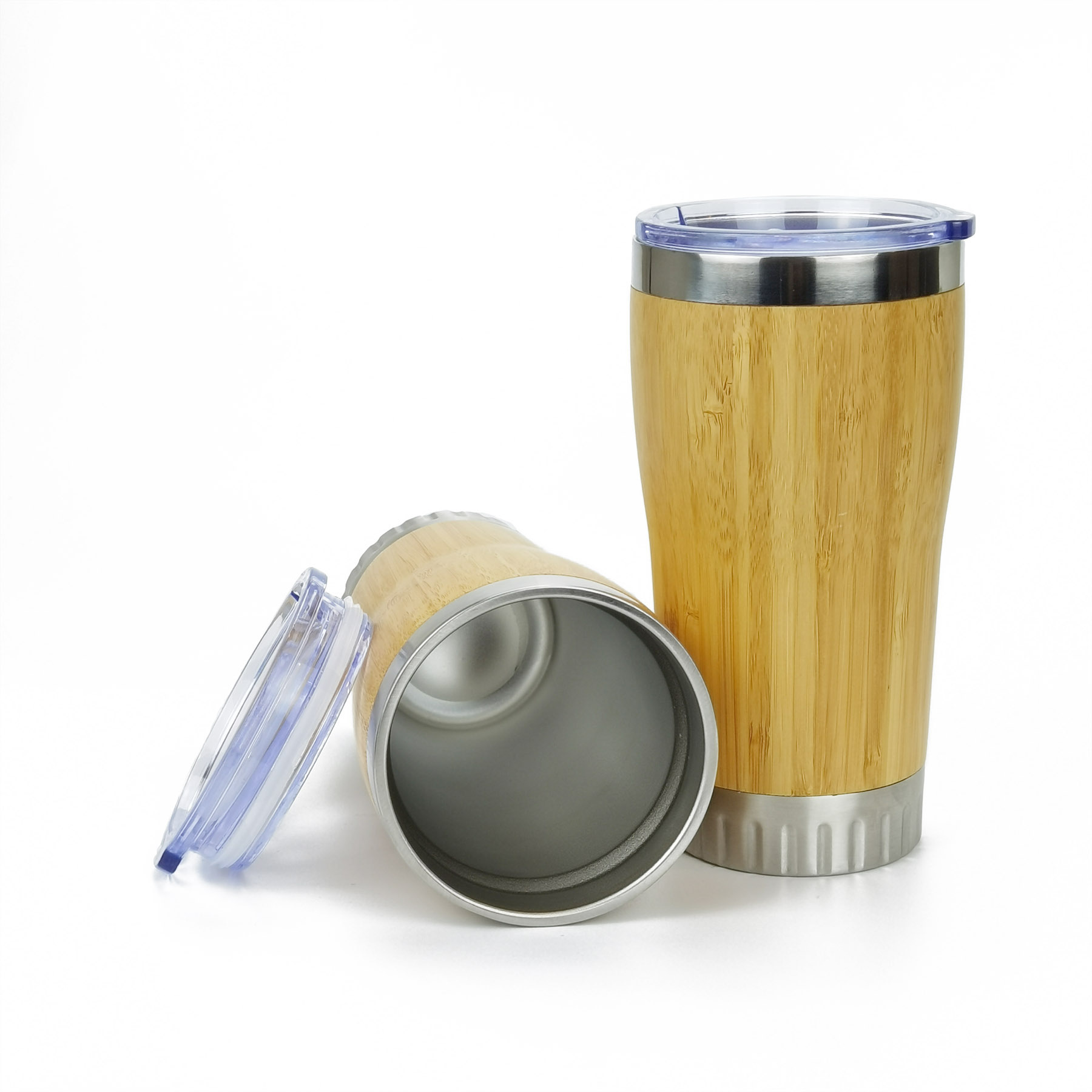 Bamboo & Stainless Steel Insulated Tumbler