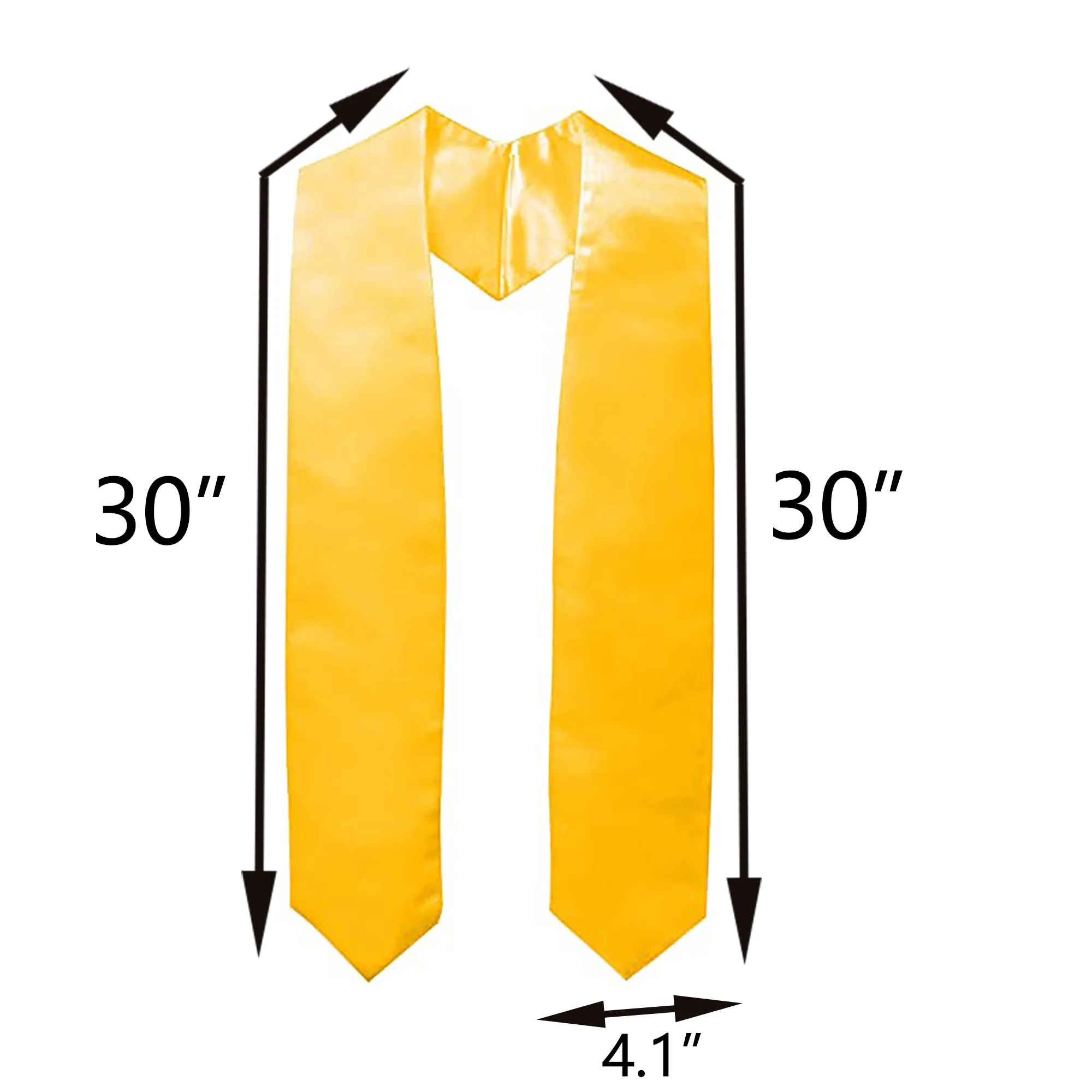 Unisex Adult Plain Graduation Stole Sash 6