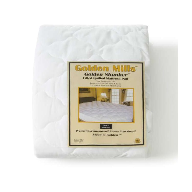 Golden Slumber Deluxe Quilted Mattress Pad Dual King 3
