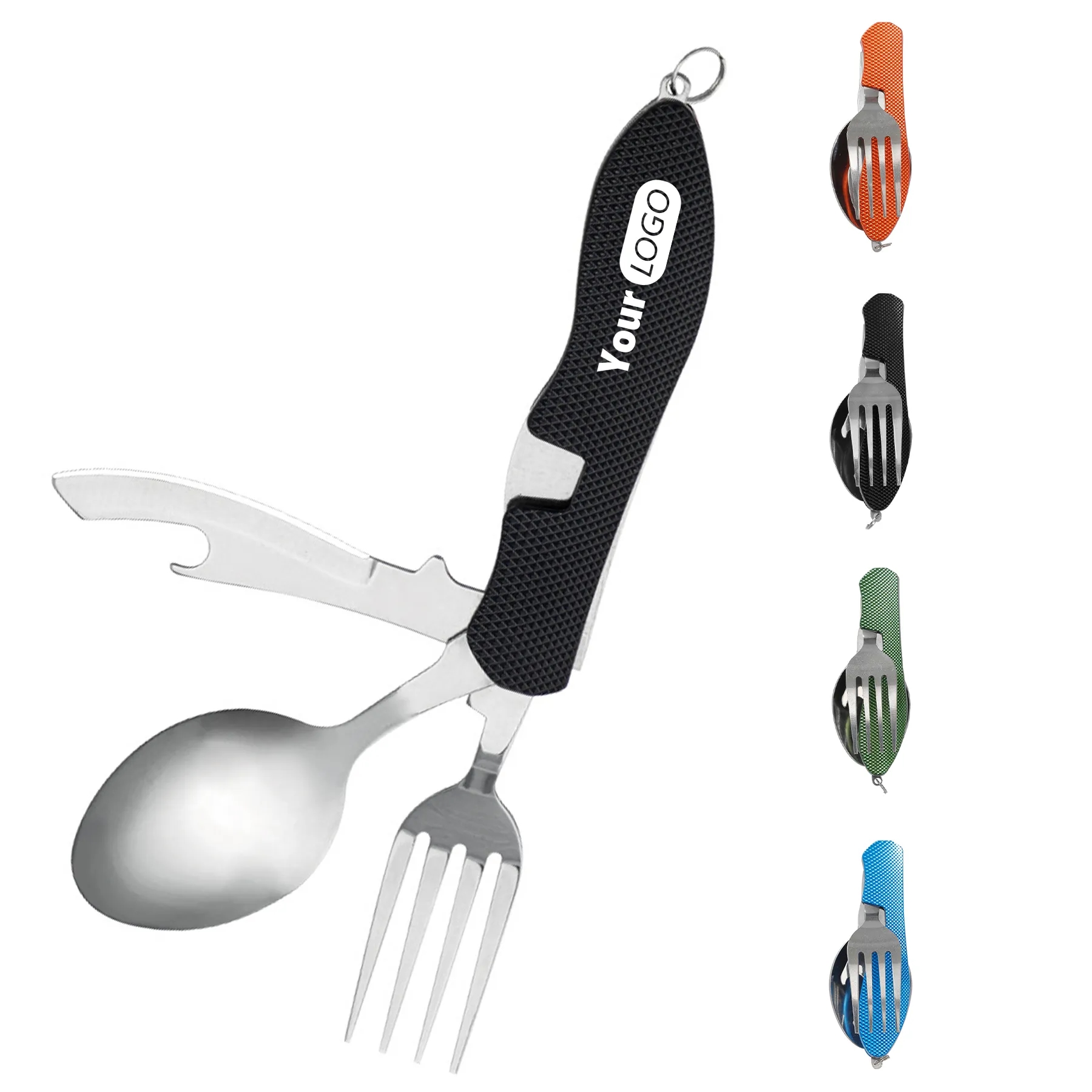 Stainless Steel Outdoor Portable Folding Tableware 9