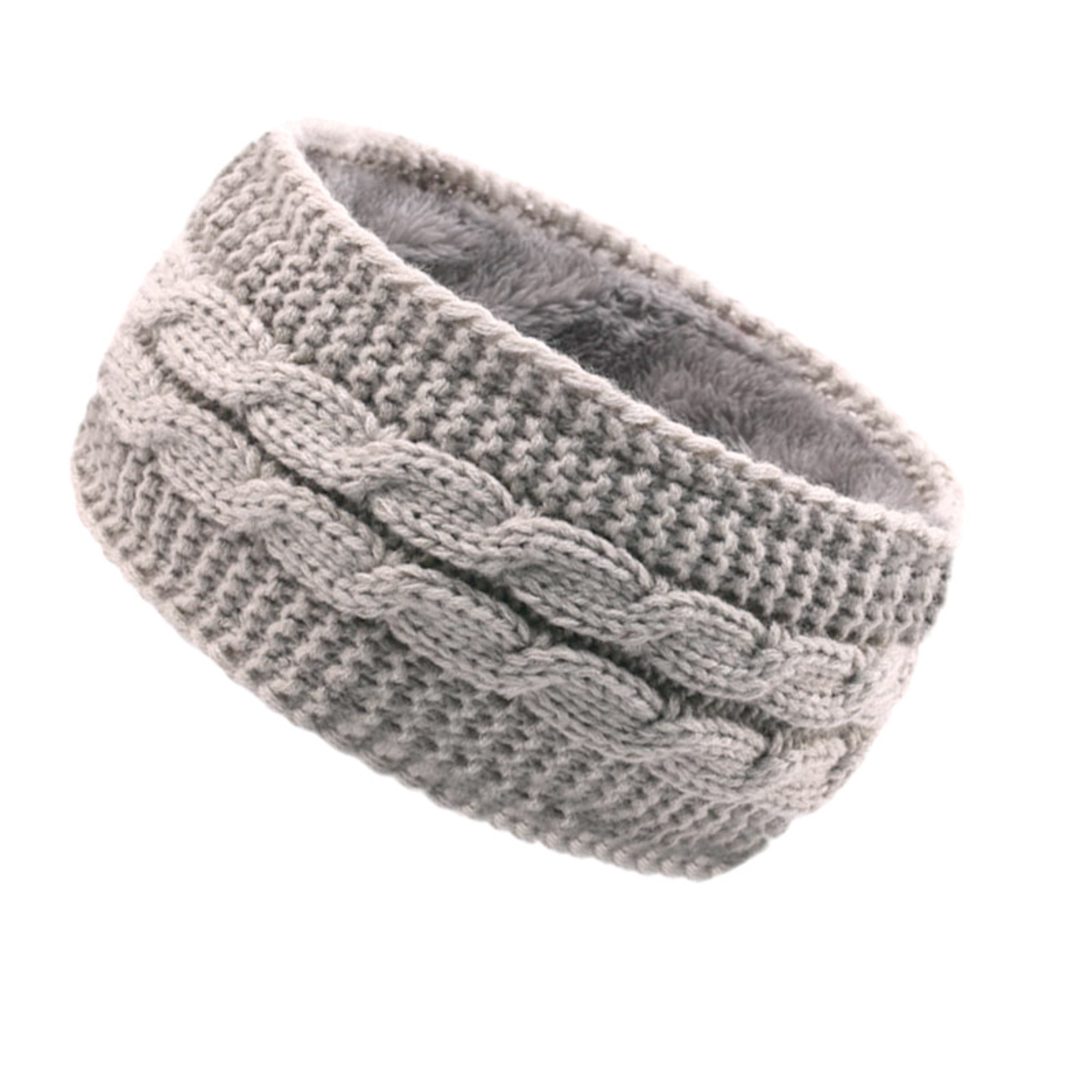 Fleece Lined Knitted Headband Ear Warmer for Women 30