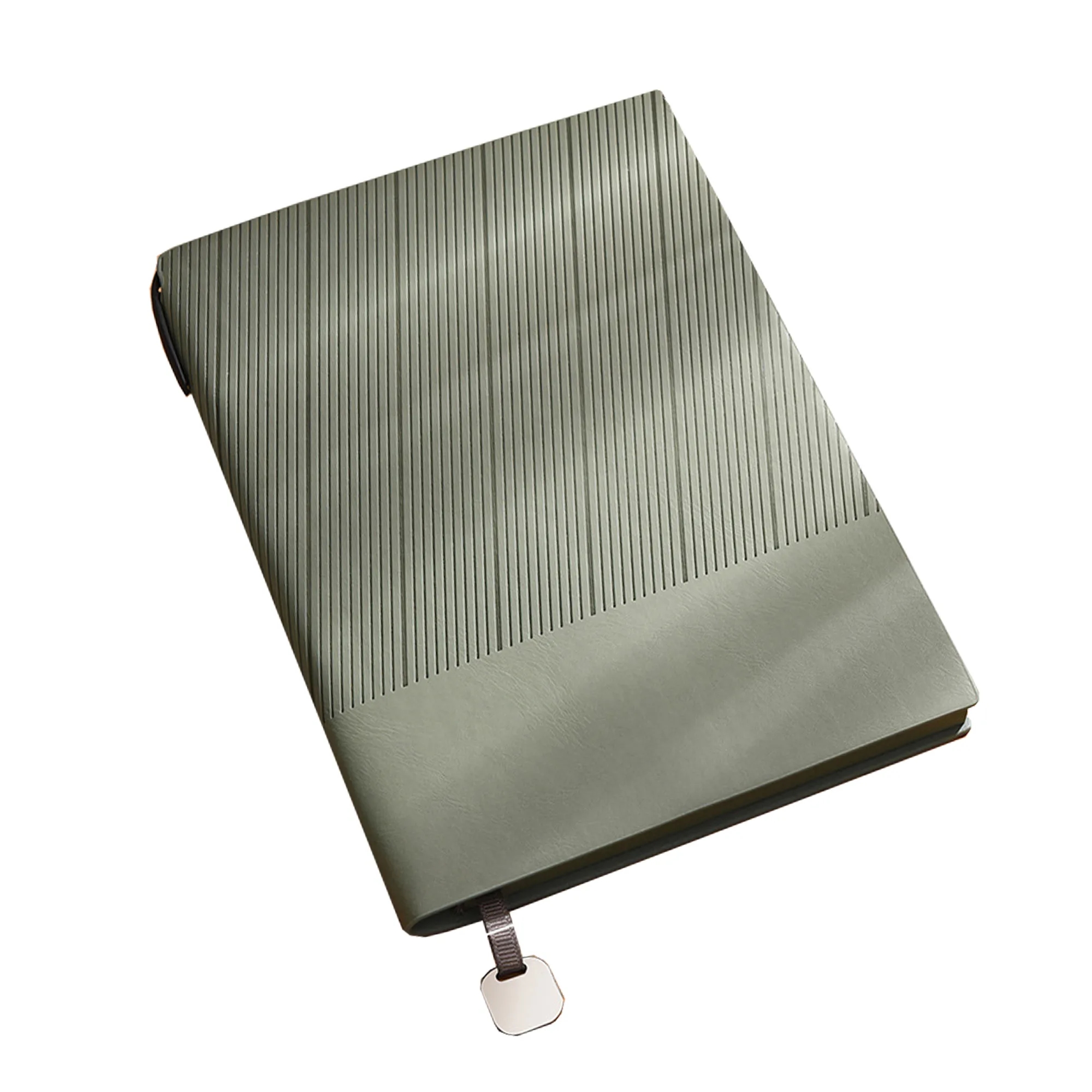 Pen-In-Pocket Leather Brushed Notebook 10