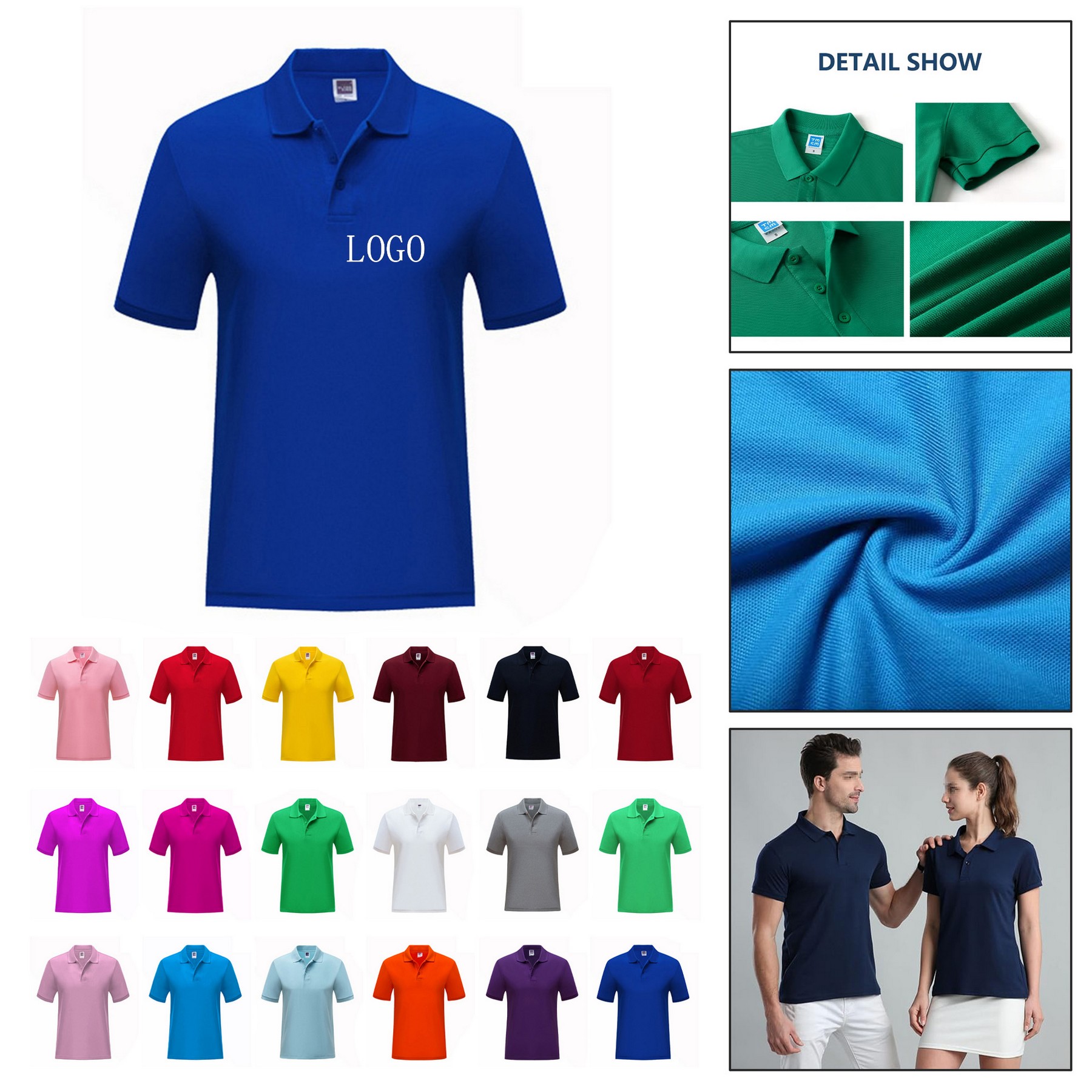 Custom Logo Polo Work Shirt