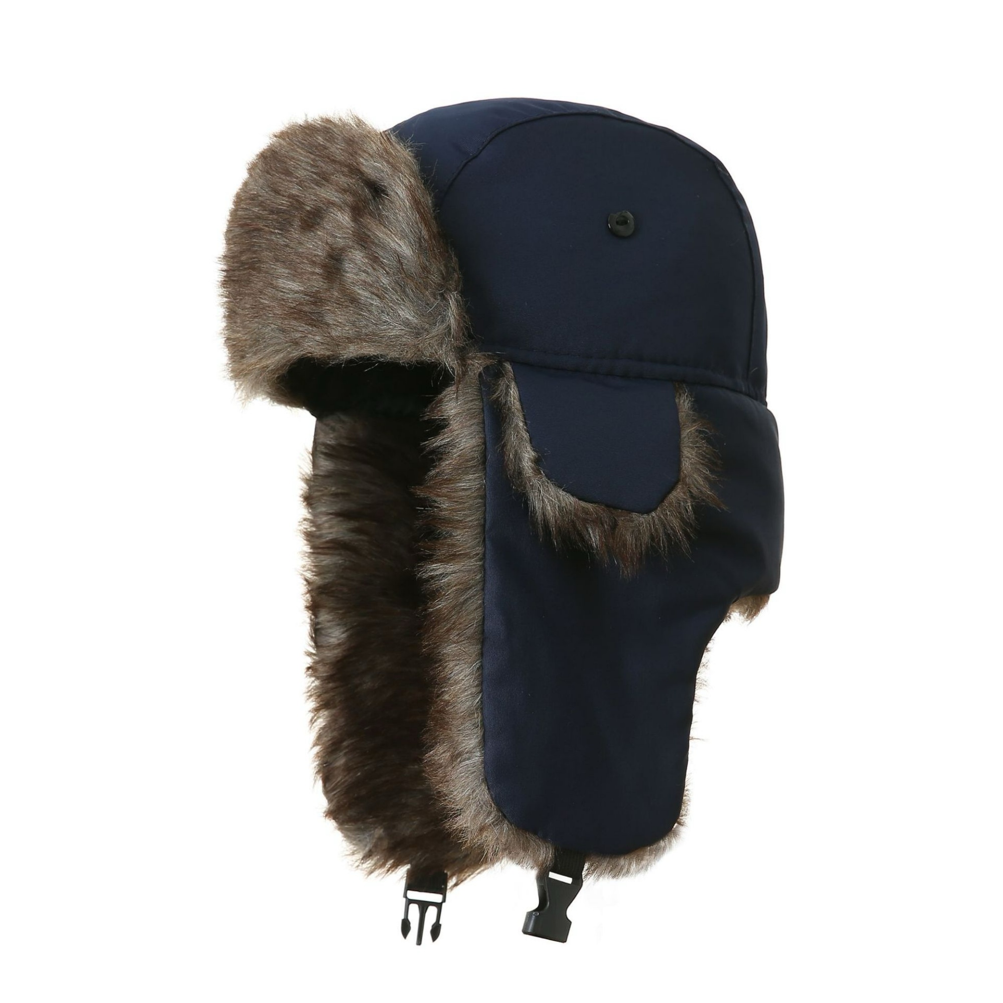 Insulated Faux Fur Aviator Hat for Snowy Conditions 15