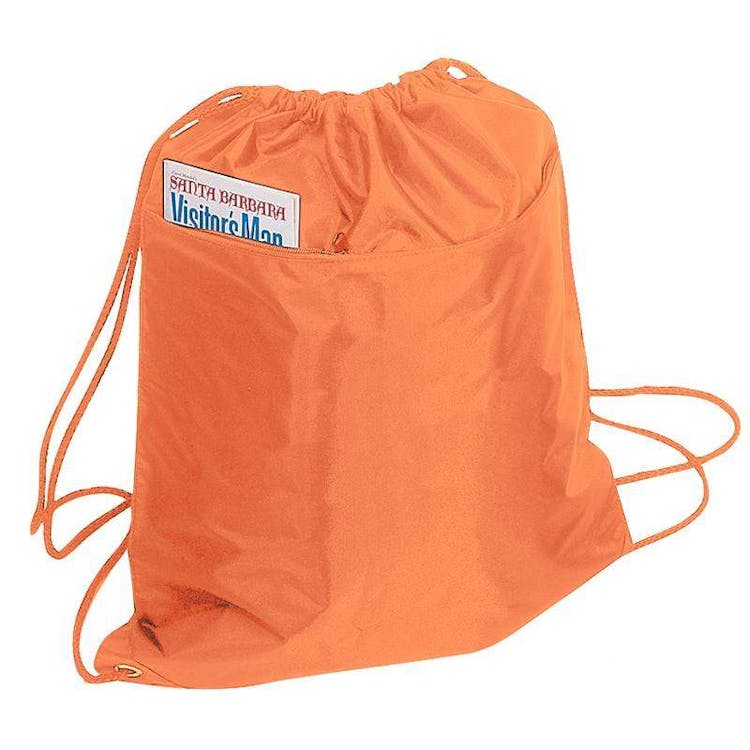Drawstring Tote Bags - Orange 3