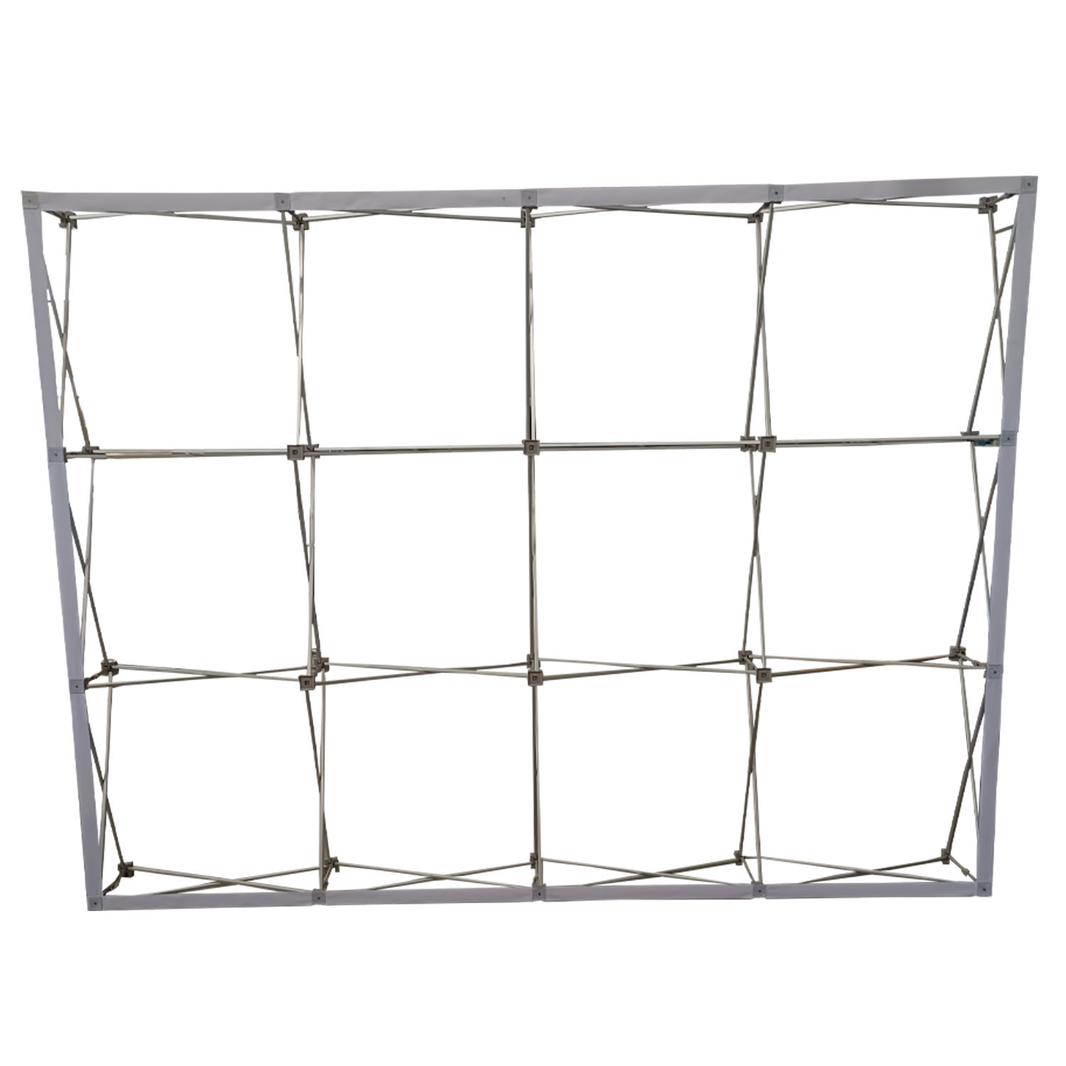 10' Wide Straight Wall Popup Display Hardware Only, Frame and Carry Case. Graphics are not included.