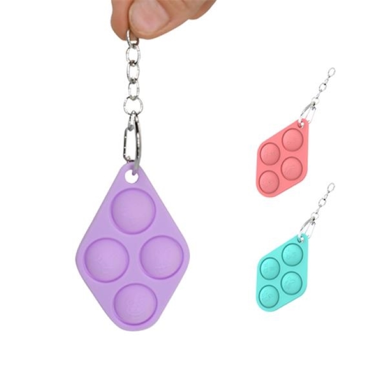 Stress Reliever Silicone Keychain