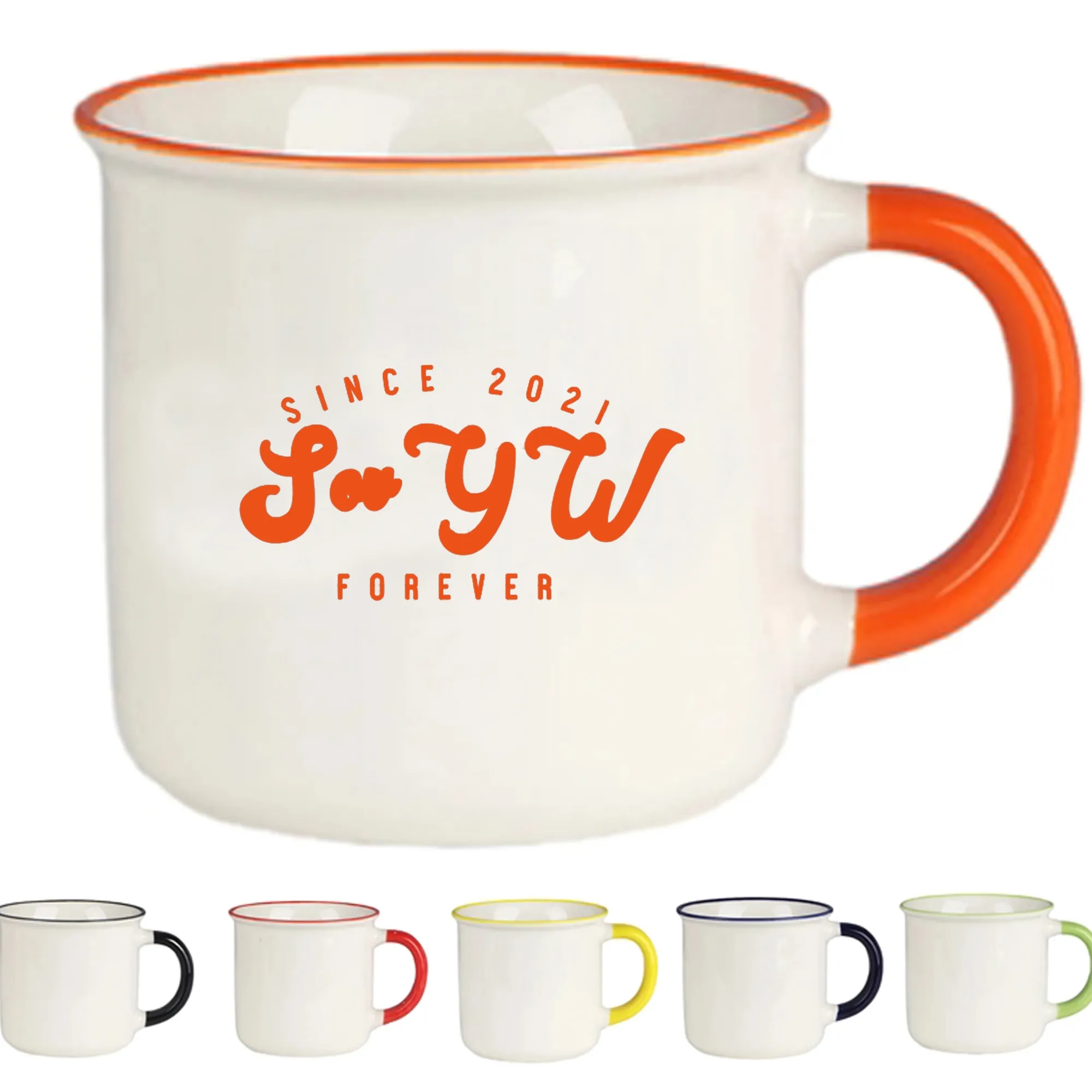 14 oz Coloured High End Ceramic Mug 6
