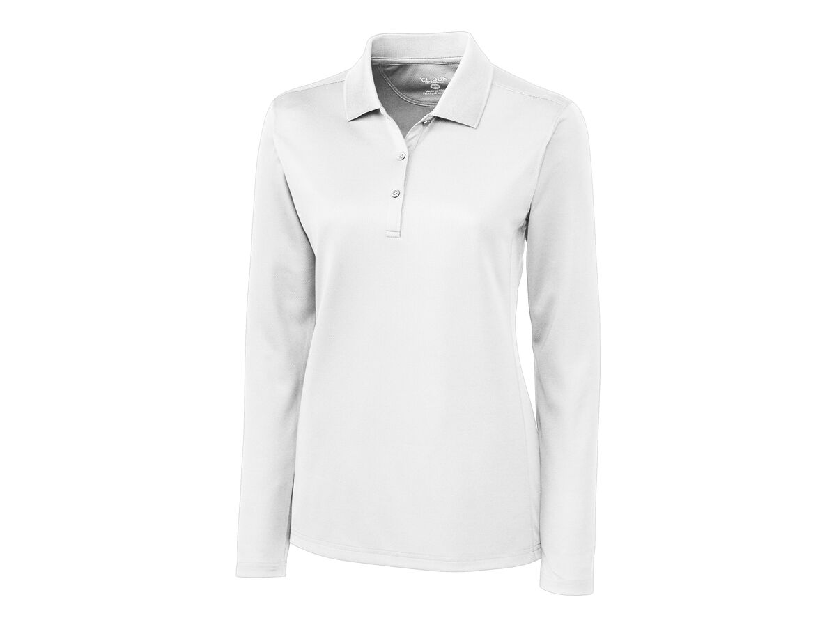 Clique Ice Pique Women's Long Sleeve Tech Polo LQK00068 Starquix