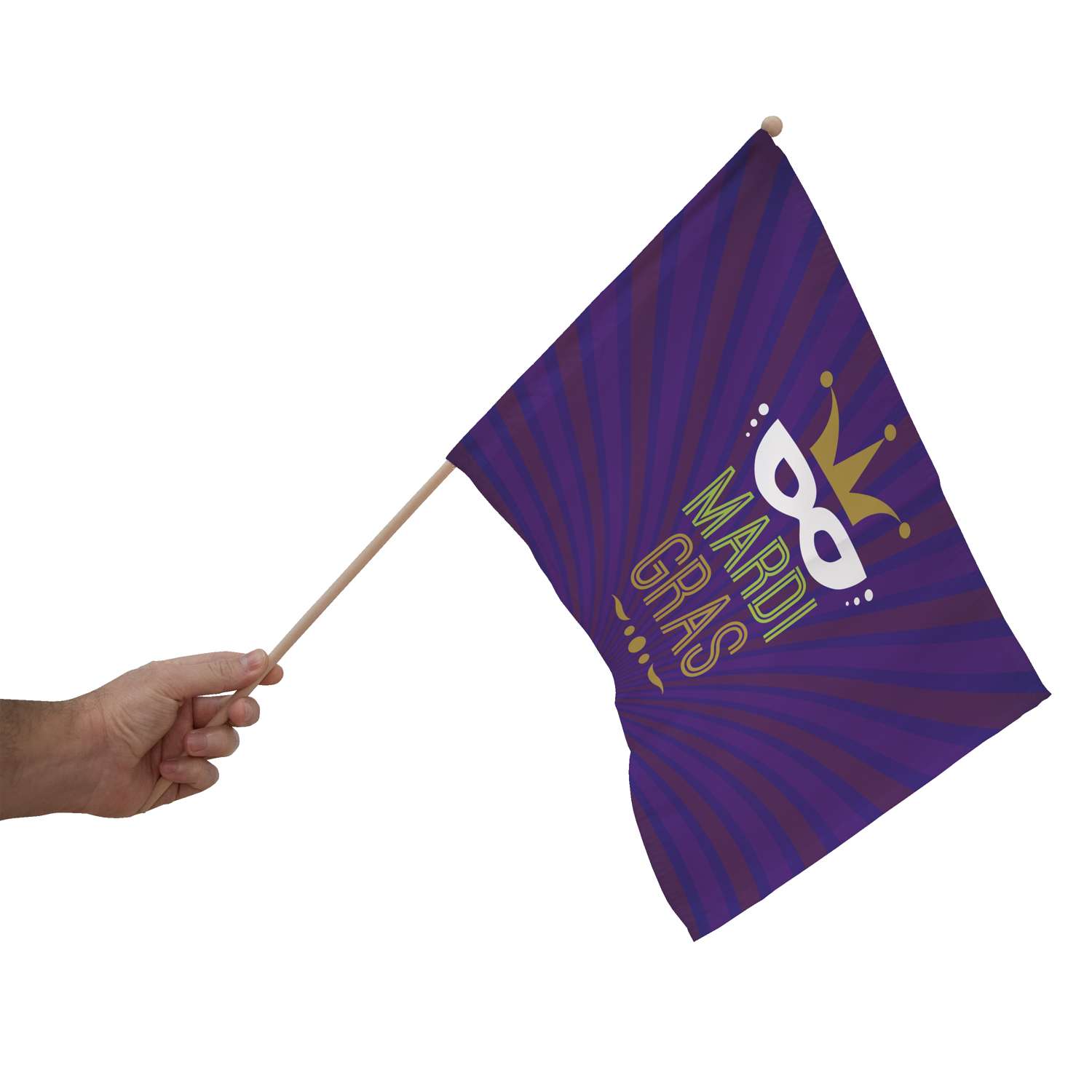 12" x 18" Stick Flag Kit with Ball Tip (Set of Six) 8