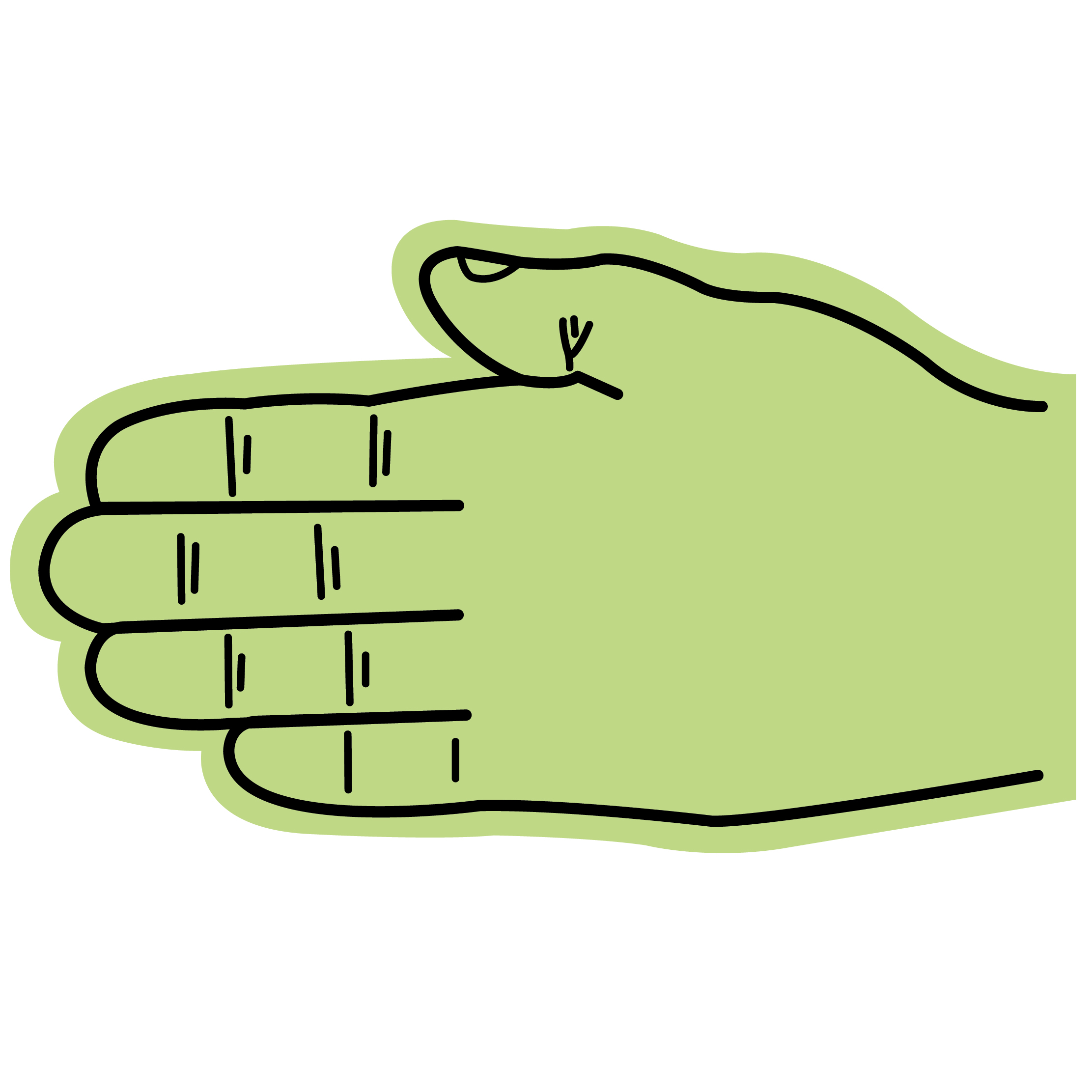 Karate Chop Foam Hand 52