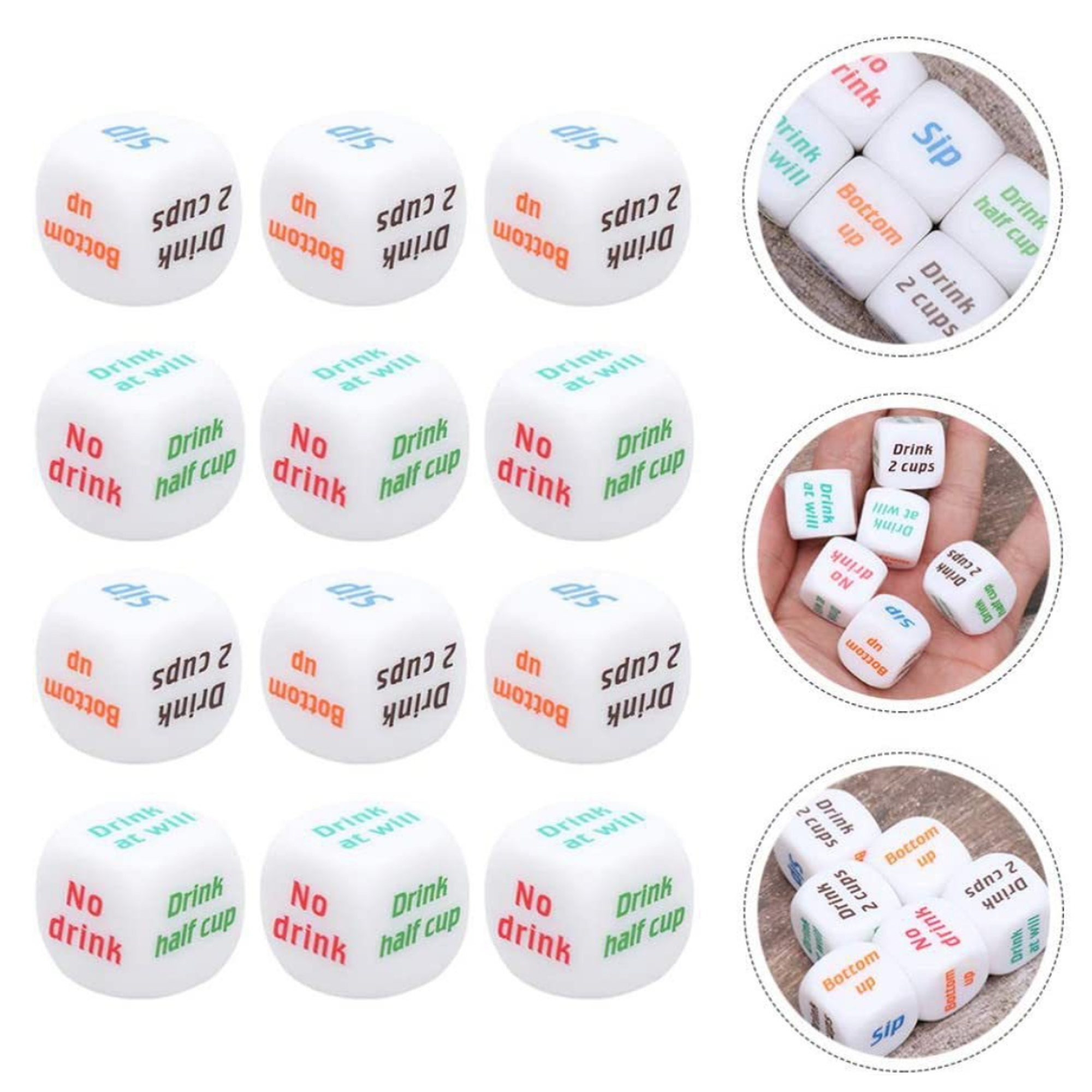 Full Color Dice 4