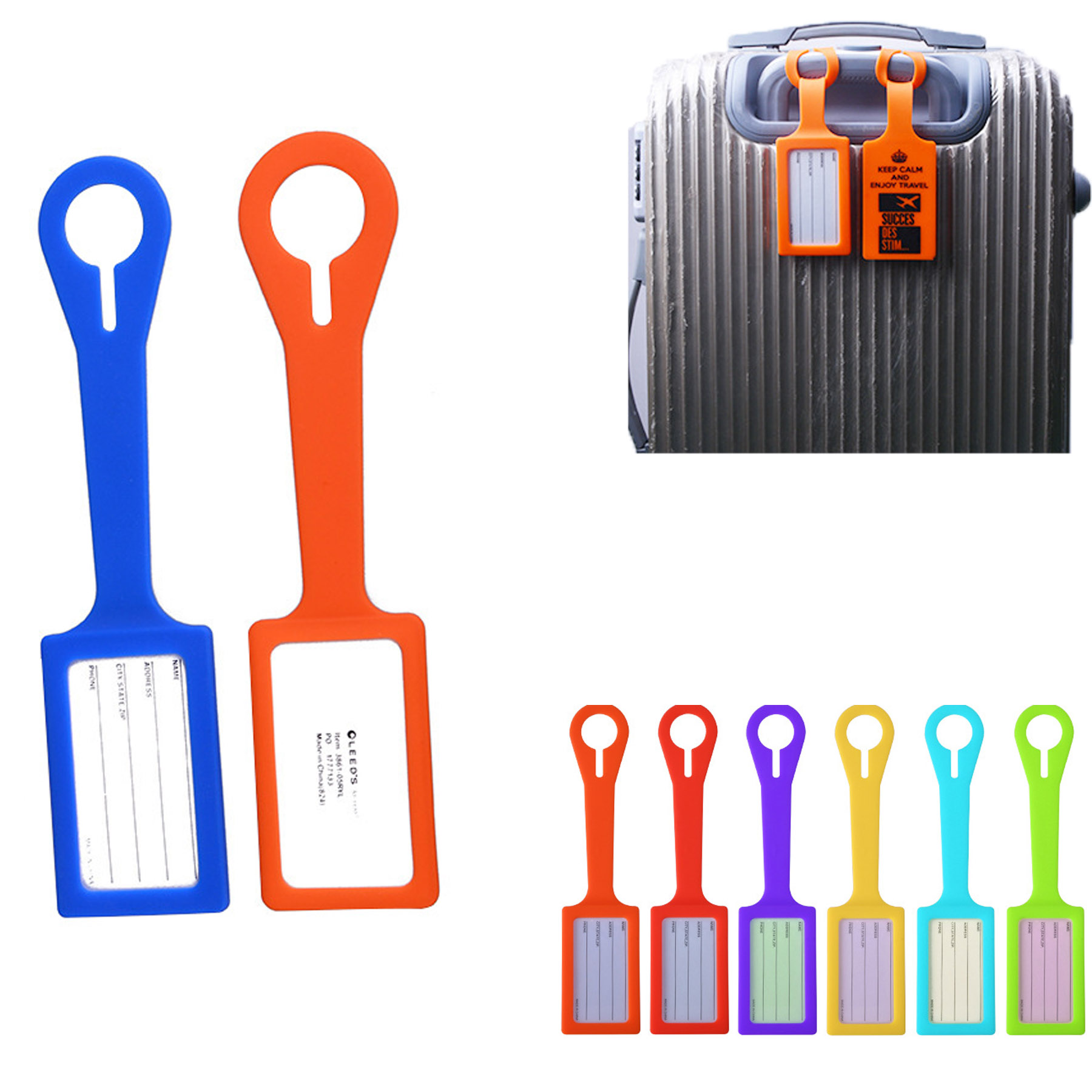 Silicone Luggage Tag