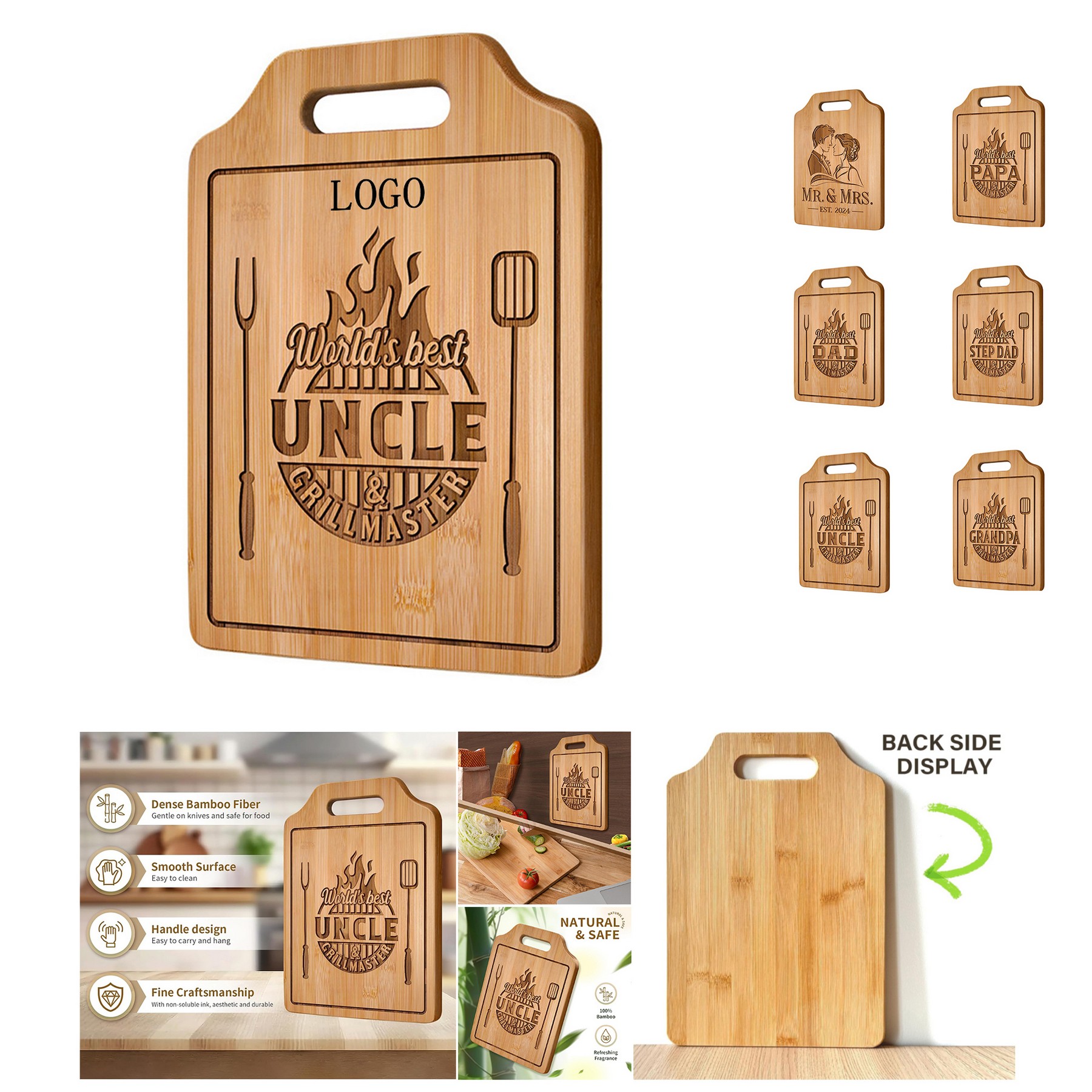 Custom Bamboo Cutting Board