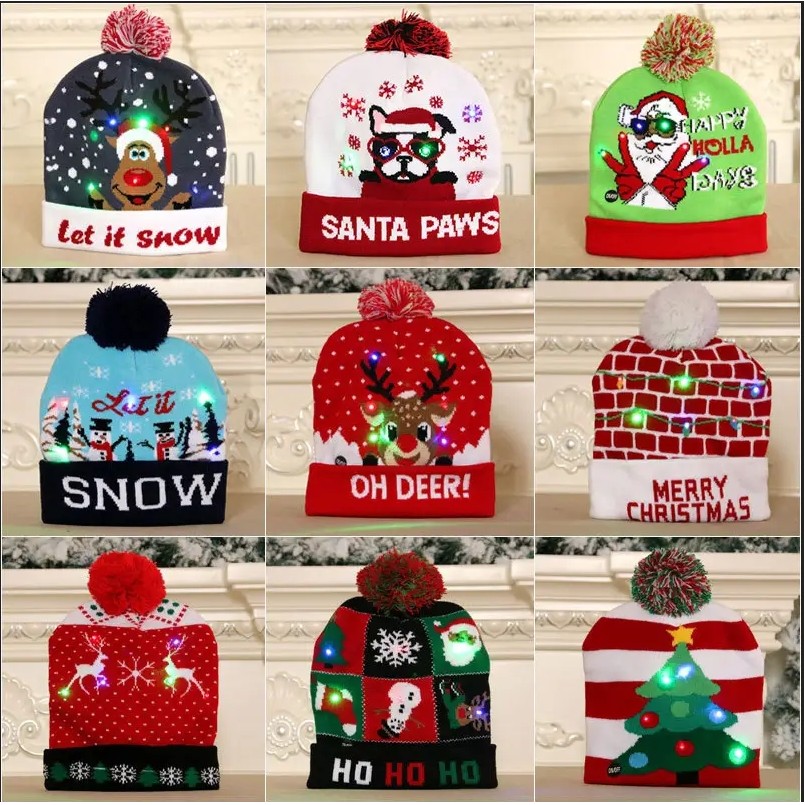 Christmas LED Beanie Hat