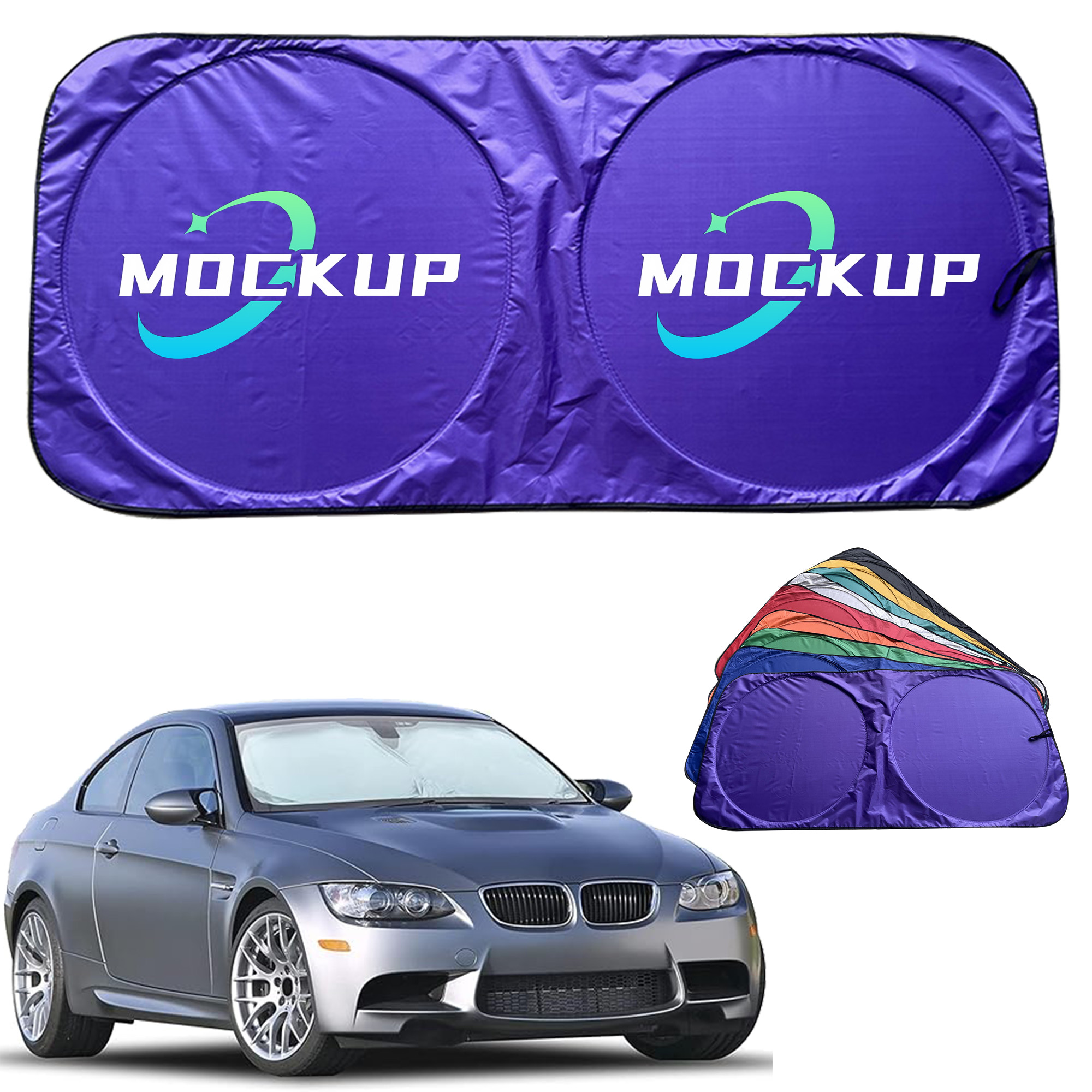 Portable Folding Car Sun Shade 8