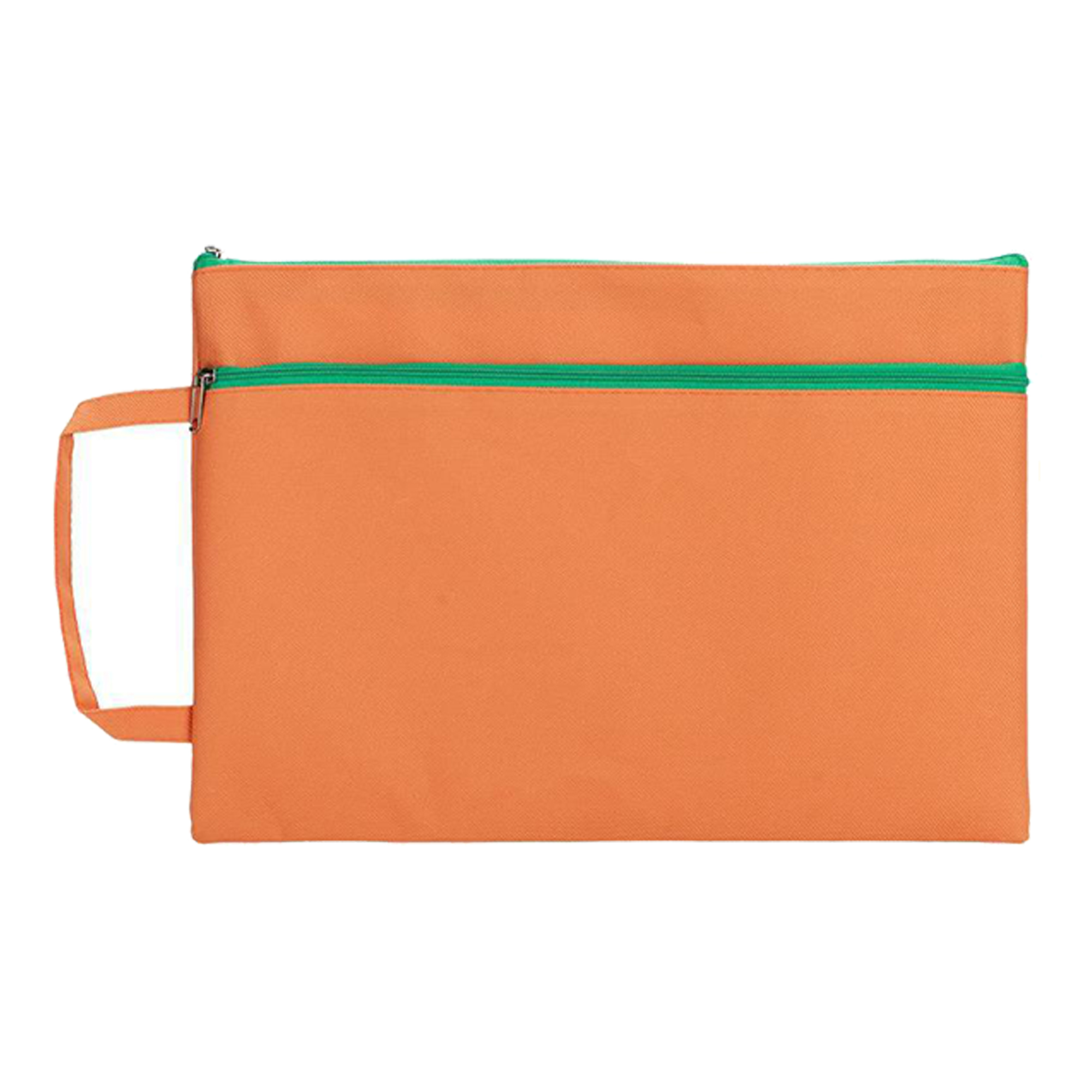 Colorful Canvas Dual-Zipper Document Bag, custom messenger bag with logo imprint 10