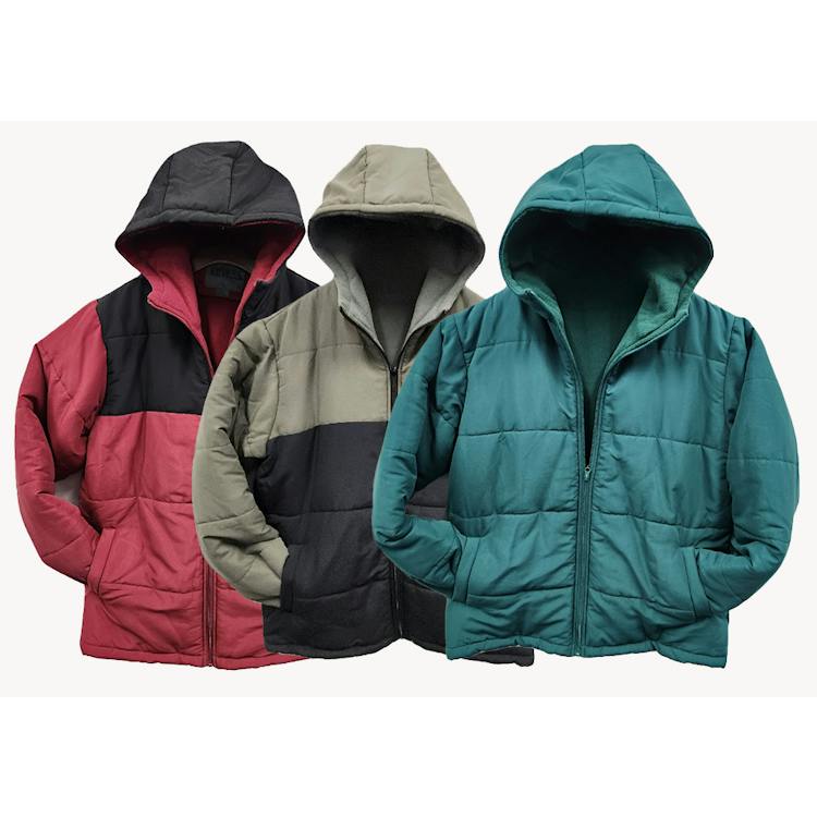 Men's Winter Fleece Jackets - Assorted Colors S-2X 3