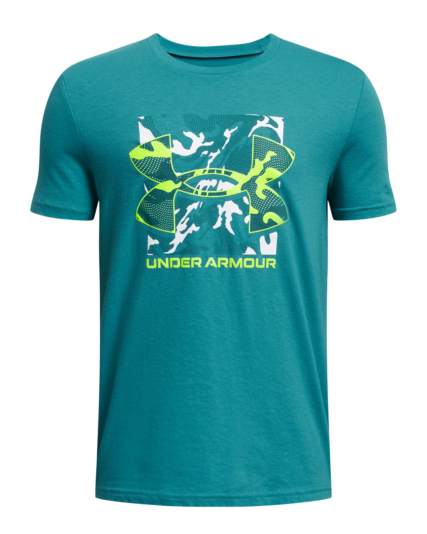 UA Box Logo Camo Boys' Short Sleeve T-Shirt 6