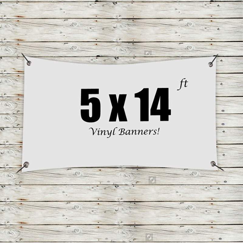 Custom 5' x 14' Vinyl Banners