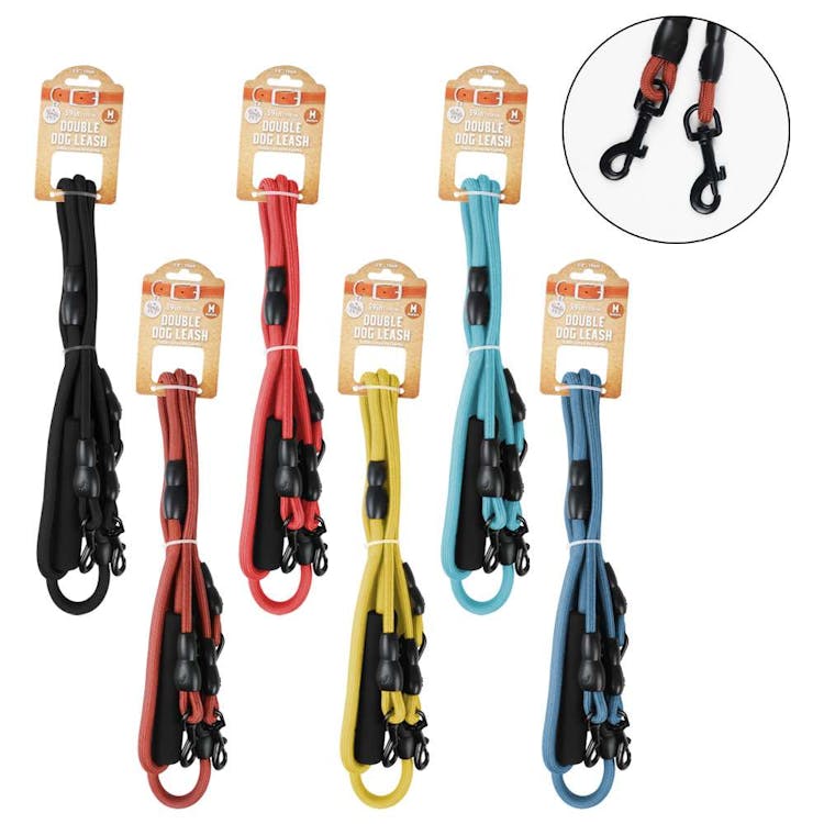 Pet Double Rope Leash Assorted Medium 3