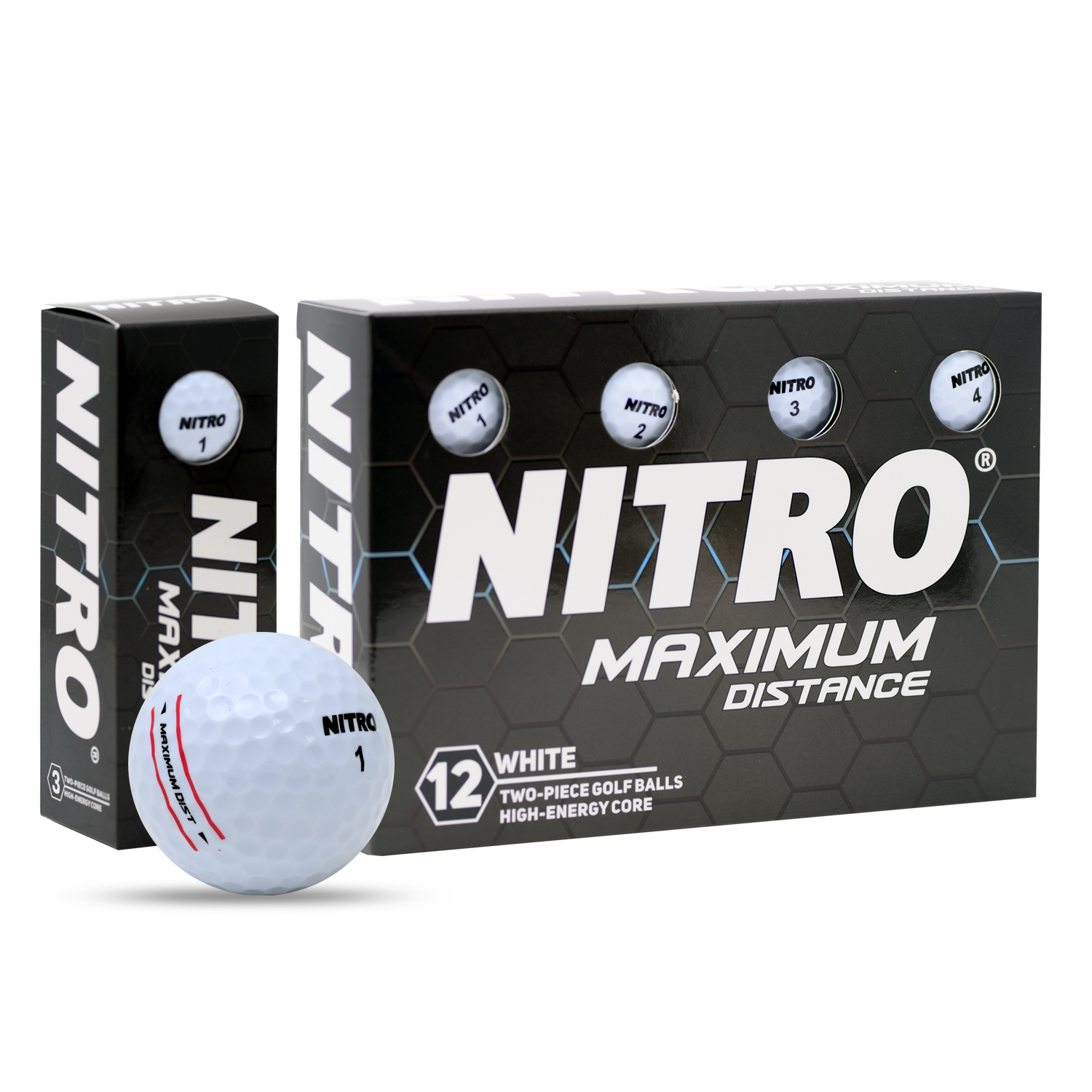 Nitro Maximum Distance Golf Balls 8