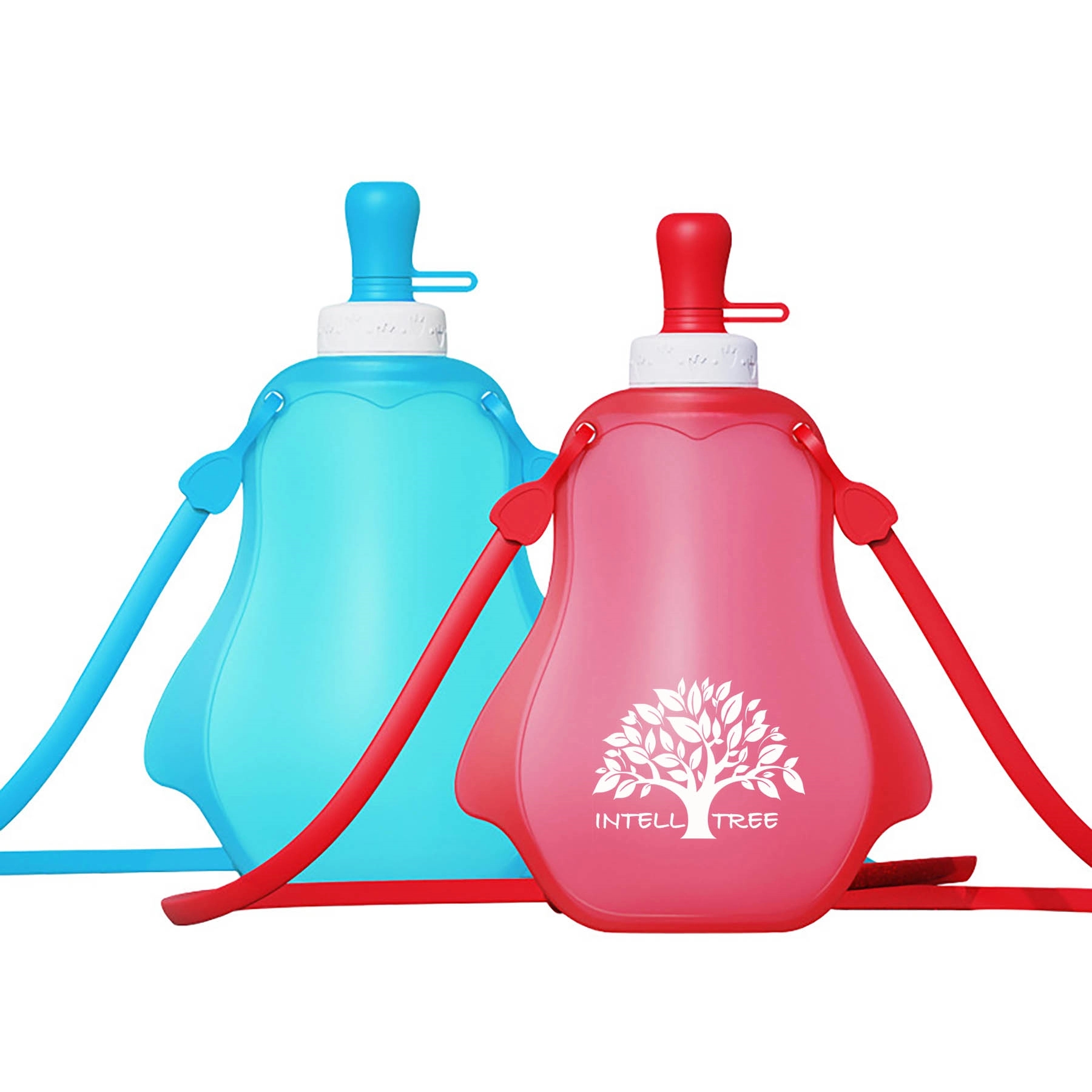 12 Oz Kids Use Collapsible Sports Water Bottle